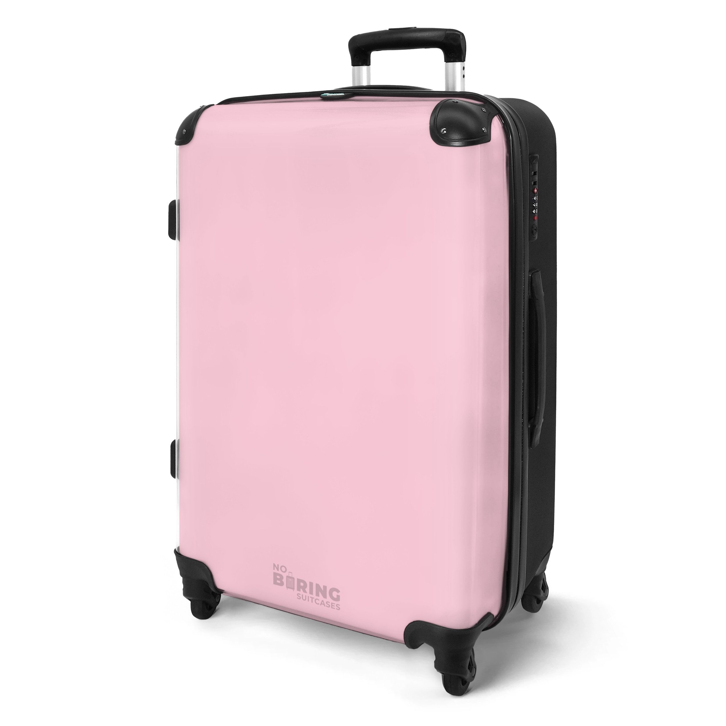 NoBoringSuitcases.com© Hartschalen-Trolley Pastellrosa 67 cm - günstig online kaufen