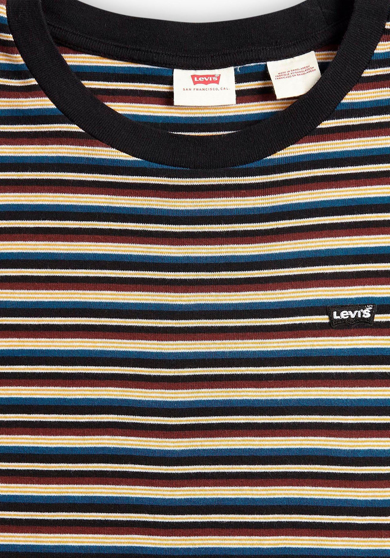 Levi's® Langarmshirt BABY TEE strip Baumwolle Ringeldessin, reanna aus im