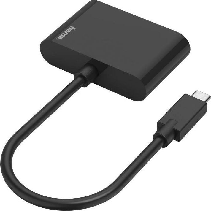 Hama Video-Adapter 2in1 USB-C-Stecker-VGA & HDMI™-Buchse Ultra-HD 4K USB-Adapter USB-C zu VGA, HDMI, 10 cm