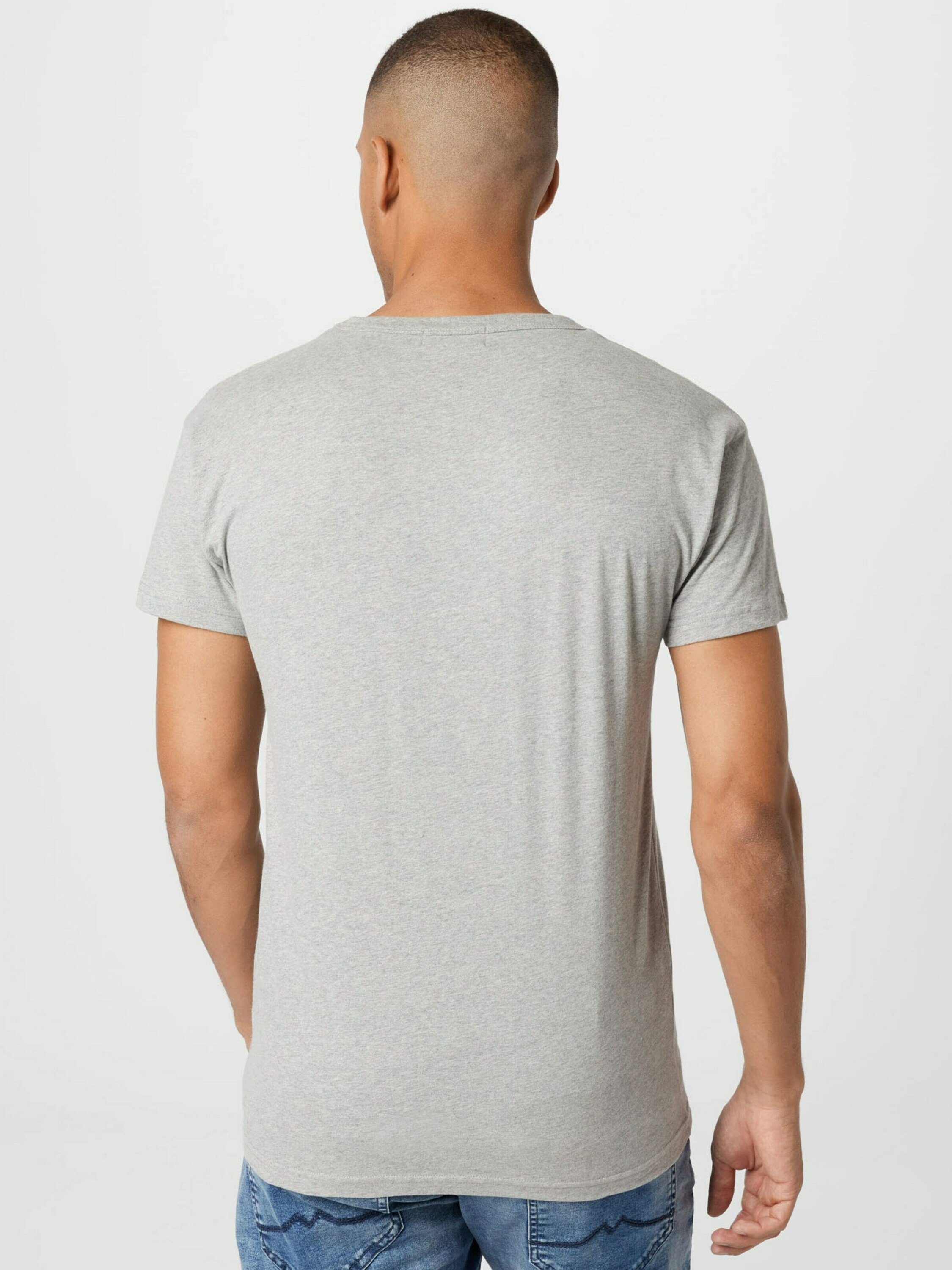 (1-tlg) Derbe Melange Grey T-Shirt