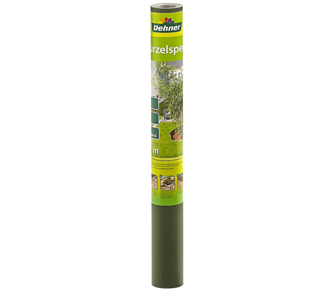 Dehner Unkrautvlies Wurzelsperre, 3m/5m, Polypropylen, grau/grün, Kontrolliert W