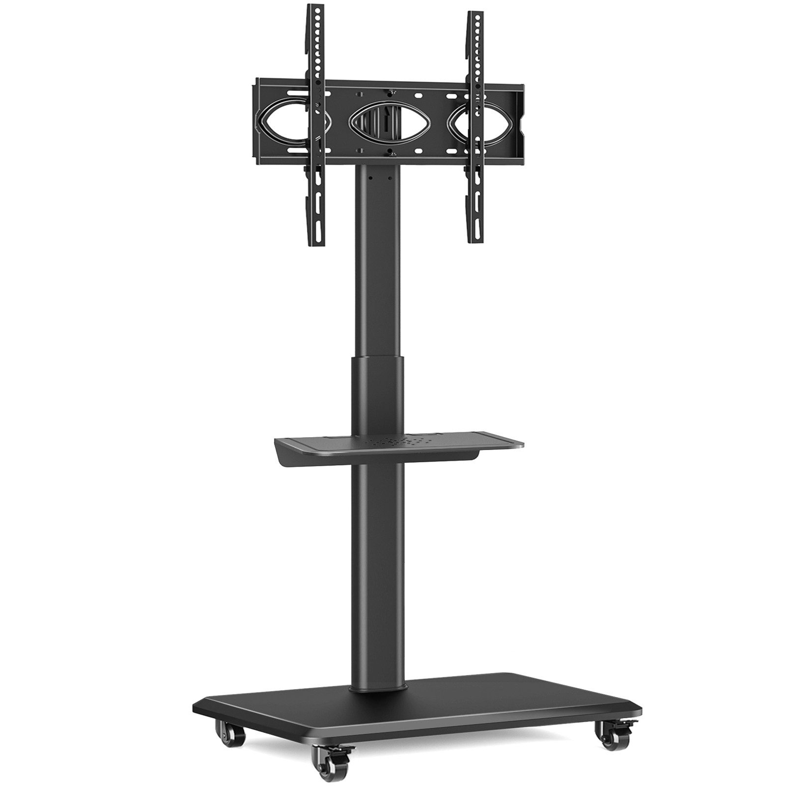 TV-Ständer Rollbar TV Wagen auf Rollen für 26-65 Zoll Fernseher, Fernsehständer