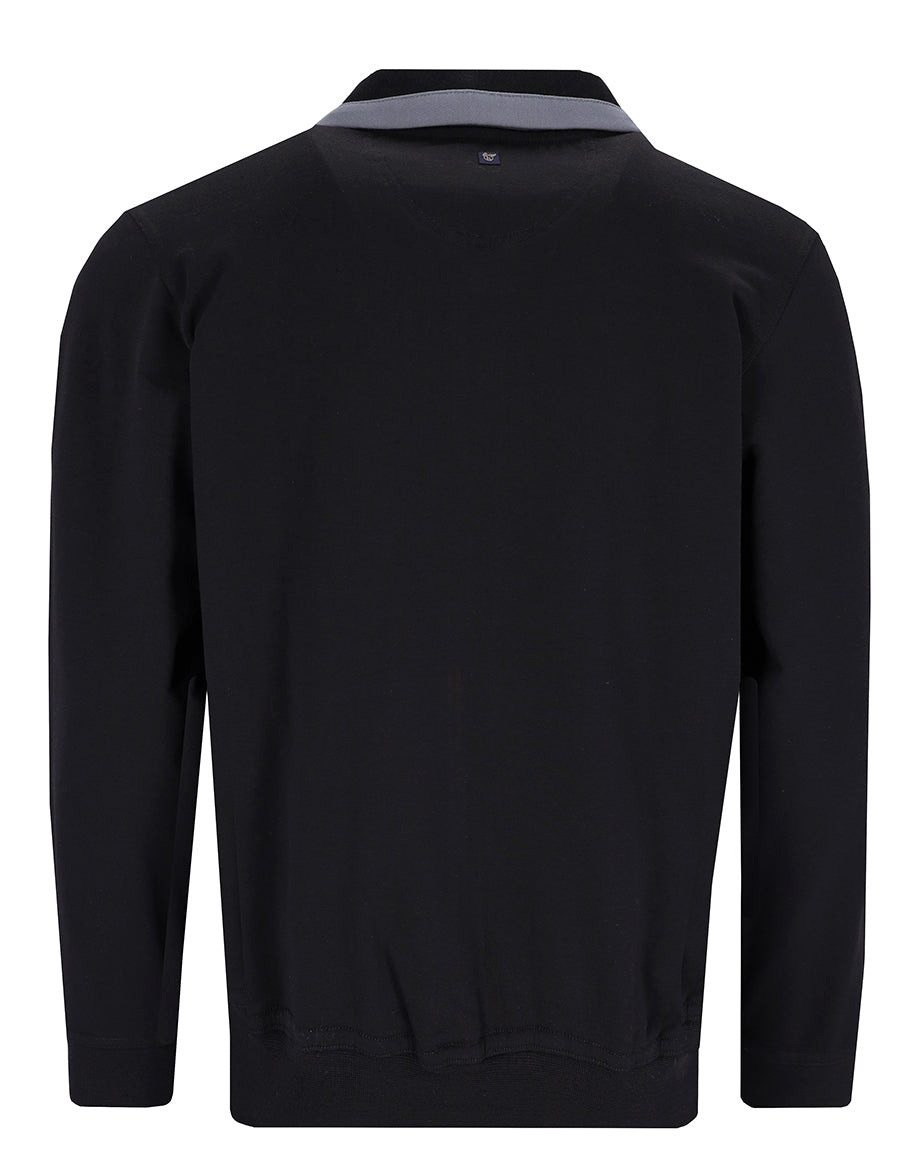 Hajo Kurzjacke Basic-Sweatjacke mit Elasthan günstig online kaufen