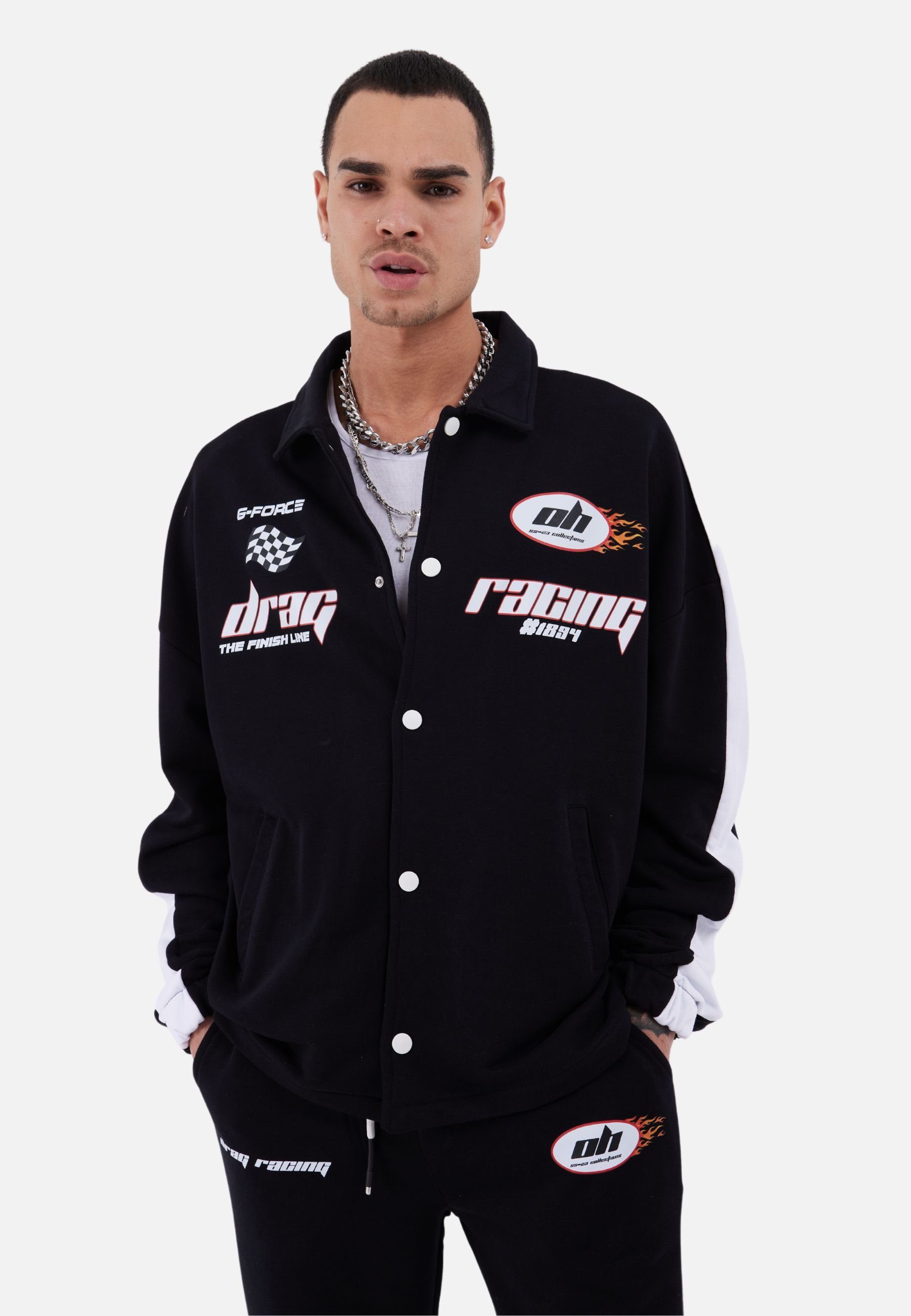 OSSY HOMER Trainingsanzug Set Drag Racing Freizeit Unisex Oversize
