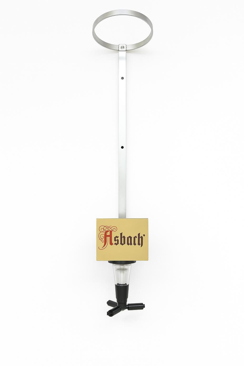 Asbach Flaschenhalter Asbach Uralt Wand-Flaschenhalter mit Dosierer – für 3 L Flaschen