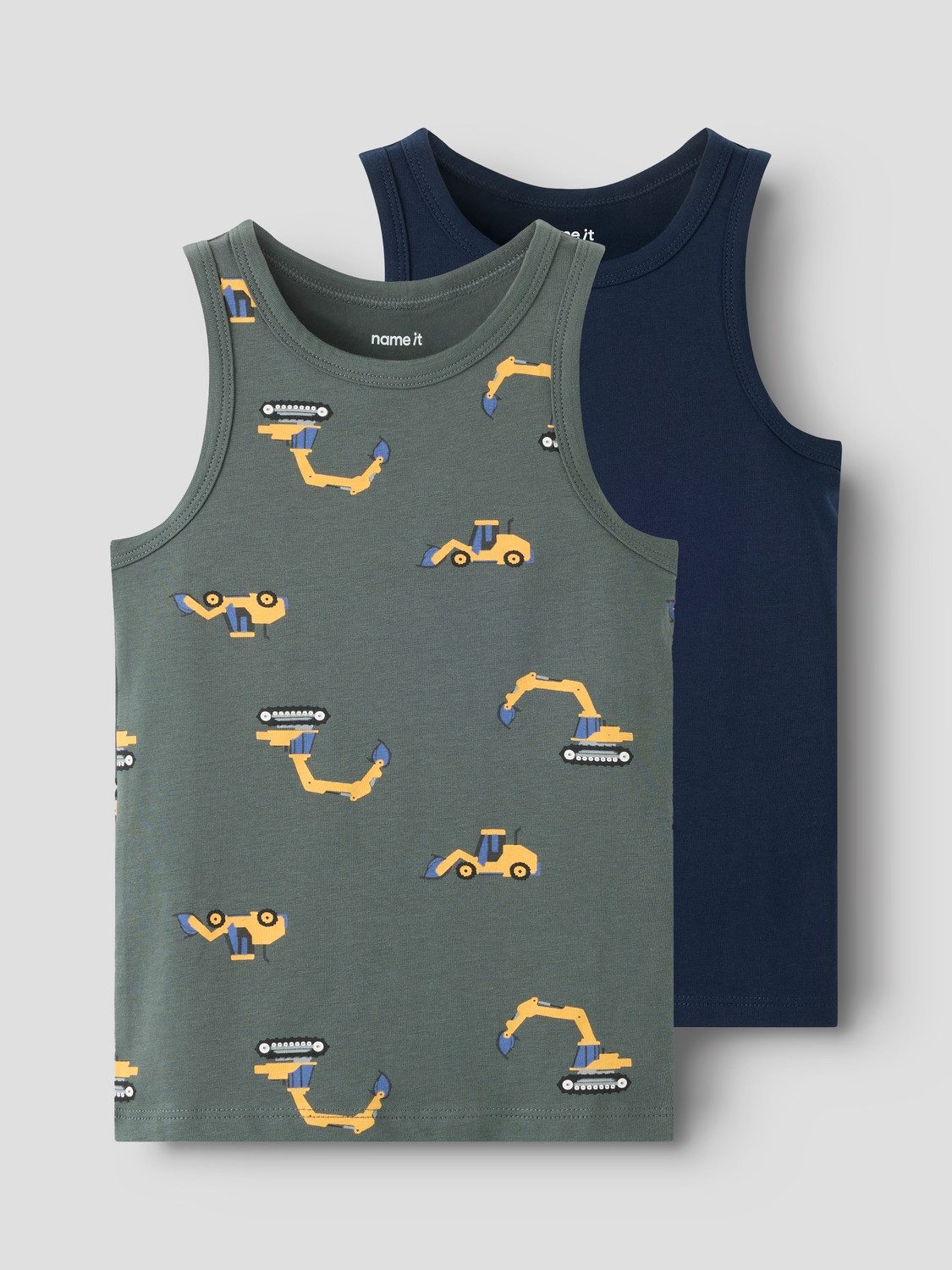 Name It Unterhemd (2-St) Nmmtank Top 2P Excavator – Bild 3 von 4