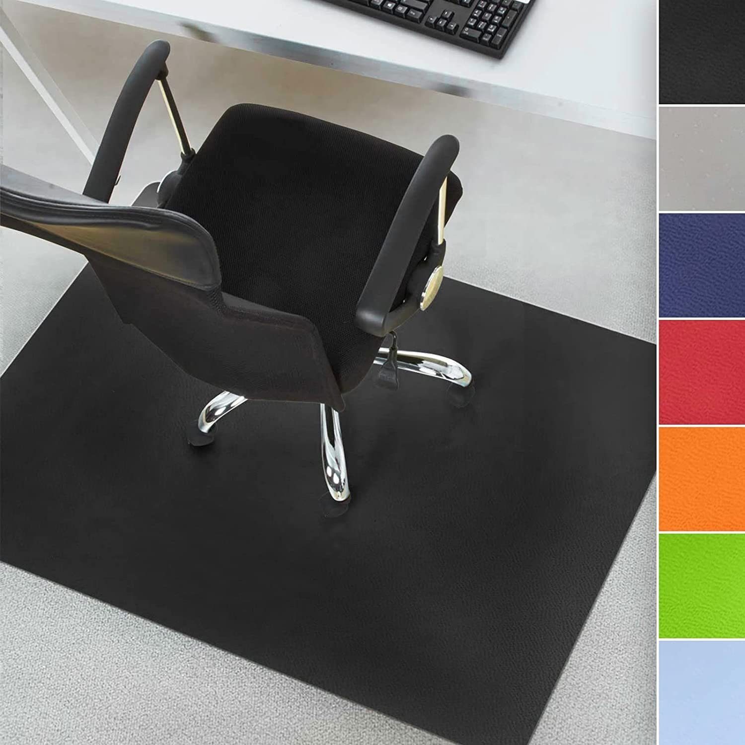 Karat Bodenschutzmatte für Hartböden, farbige Stuhlunterlage, farbig, rutsc günstig online kaufen