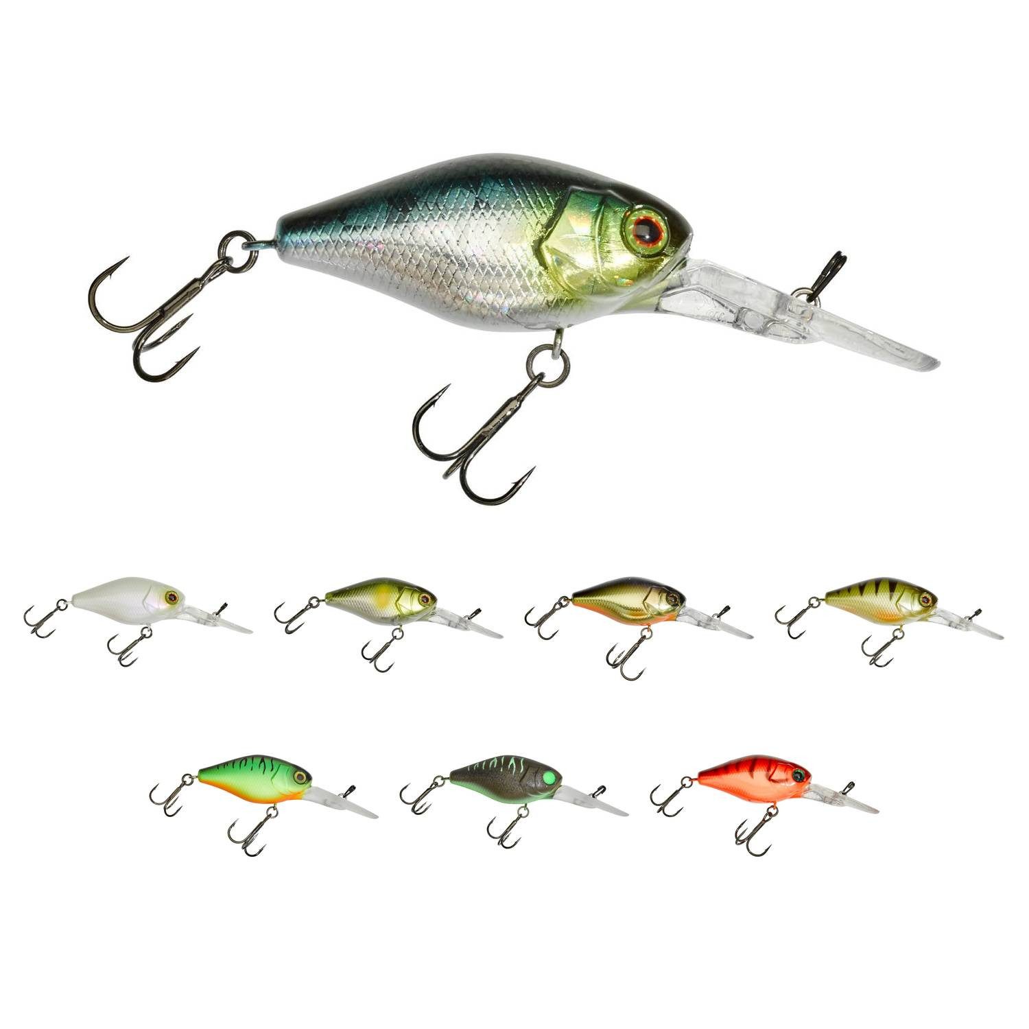 Illex Kunstköder Illex Chubby 41 DR Crankbait Wobbler 6,1g, (Packung, 1-St)