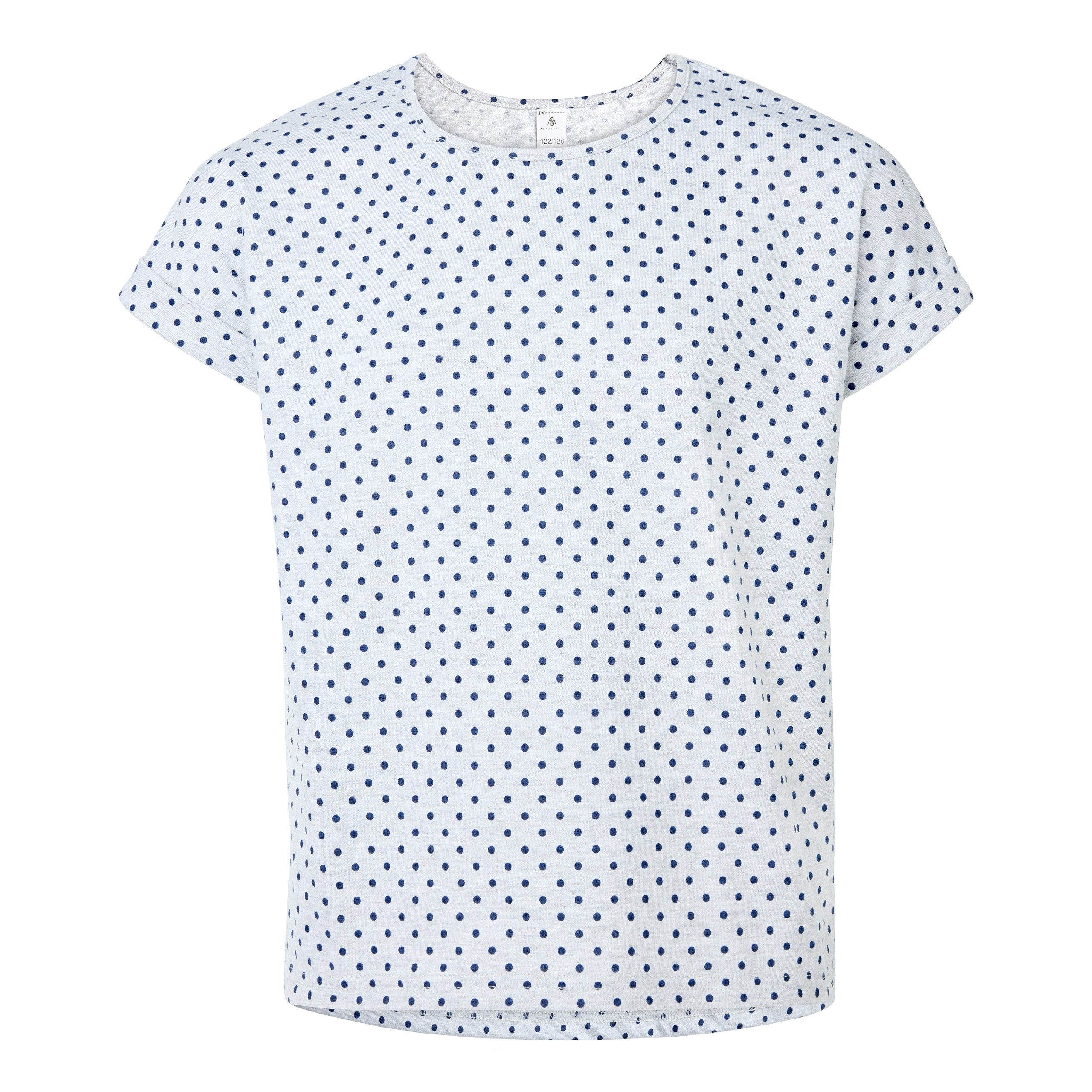Merry Style T-Shirt für Mädchen aus weicher Baumwolle MS-468 (1-tlg)