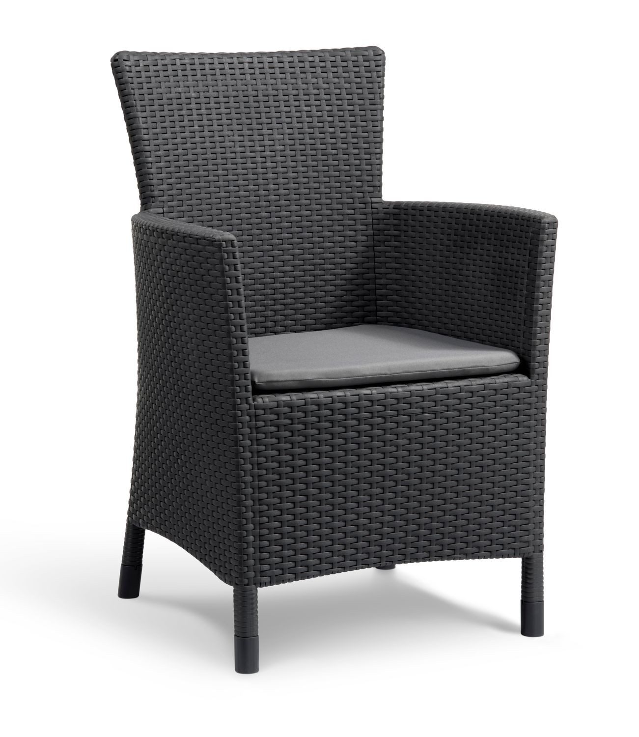 Keter Gartensessel Gartensessel + Sitzkissen Dining Chair Iowa Gartenstuhl günstig online kaufen