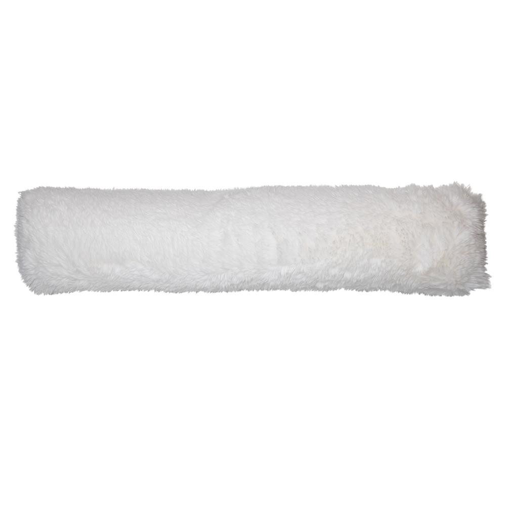 INNA-Glas Zugluftstopper Zugluftstopper ARIFA, in Bärenfell-Optik, weiß, 90x20x15cm