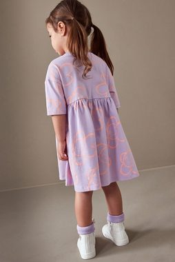 Next Jerseykleid Strukturiertes Jersey-Kleid (1-tlg)