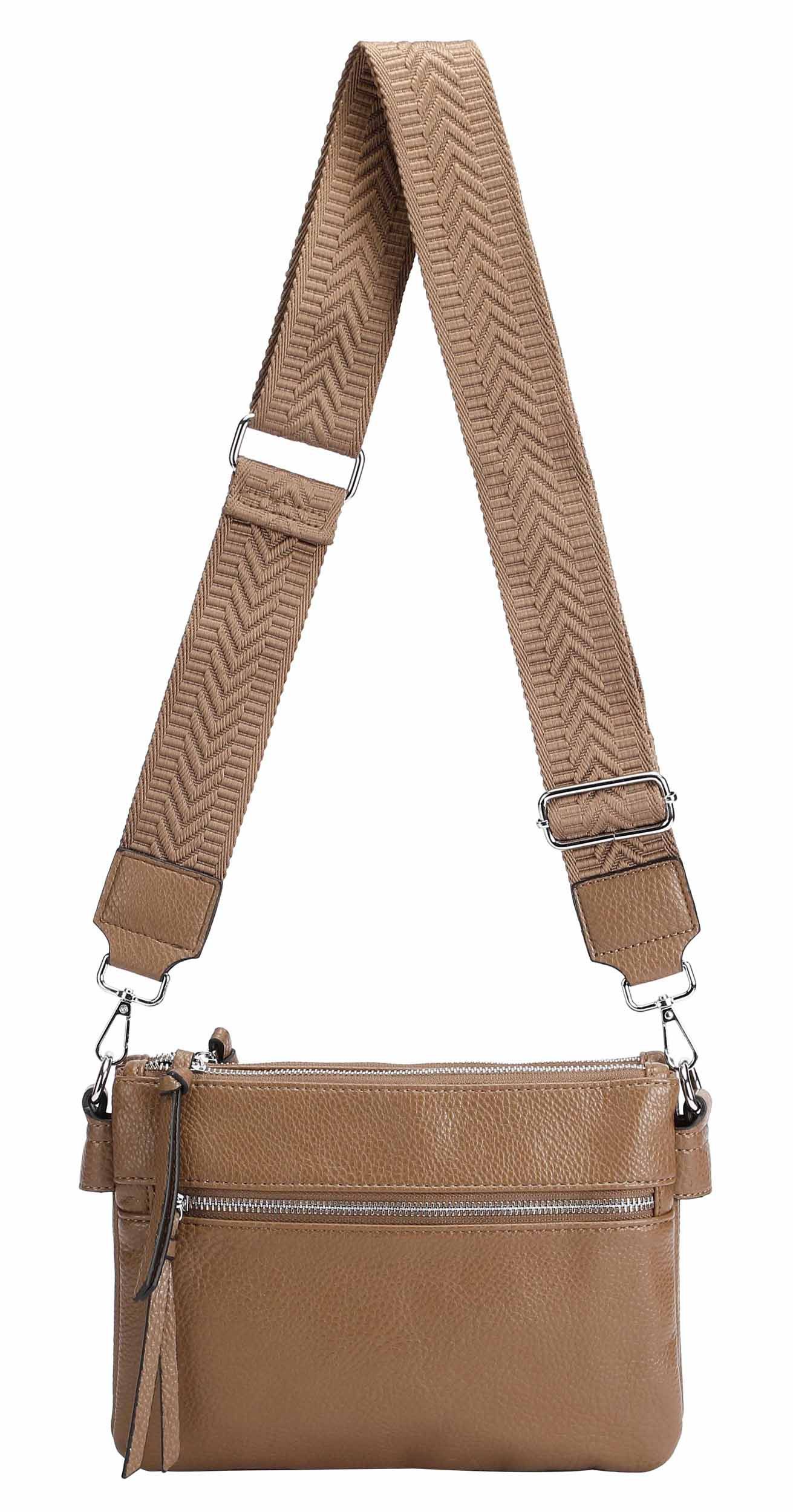 Schultertasche Damen Bodybag Umhängetasche Messenger Crossbody Brusttasche Crossover