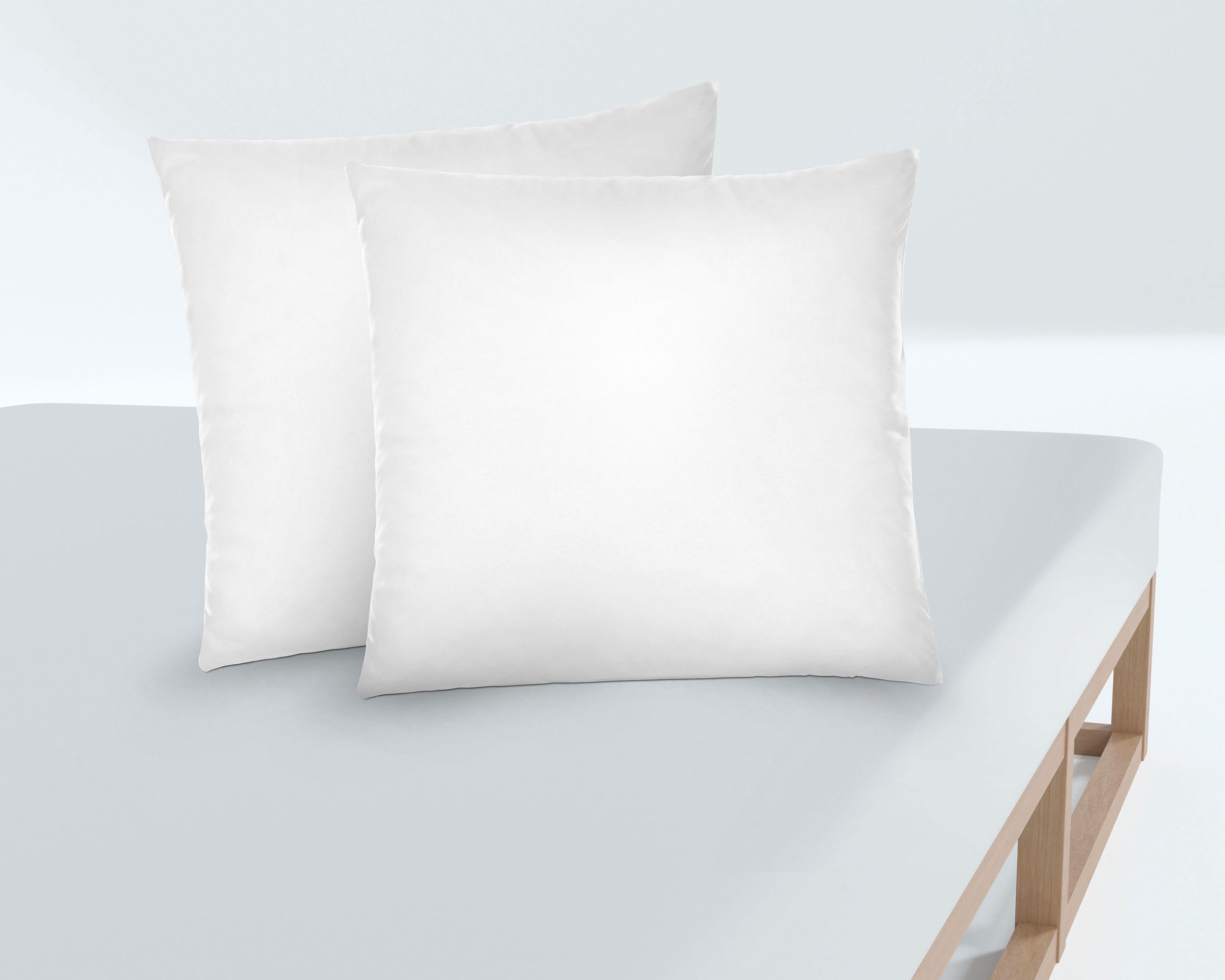 Biberna Kissenbezug Michi Feinjersey mit Reißverschluss, (2 Stück), verschi günstig online kaufen