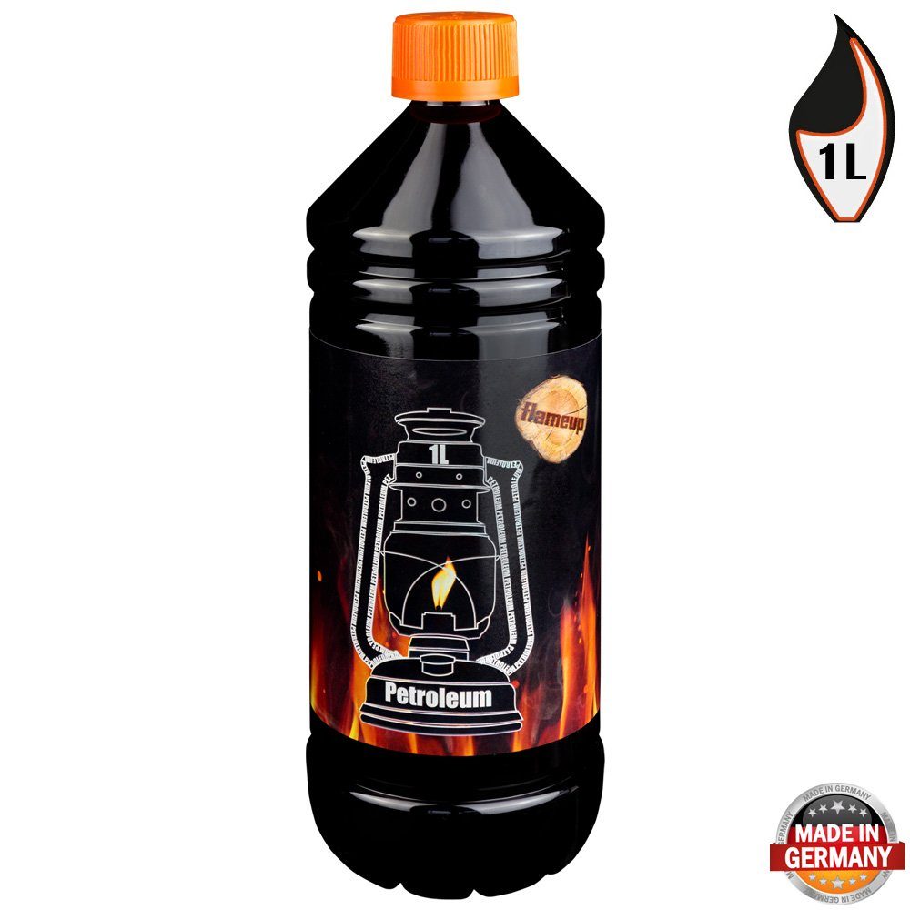 Flameup Petroleum Petroleum für Petroleumheizung Petroleumofen Petroleumlampe 1 Liter, 1 l