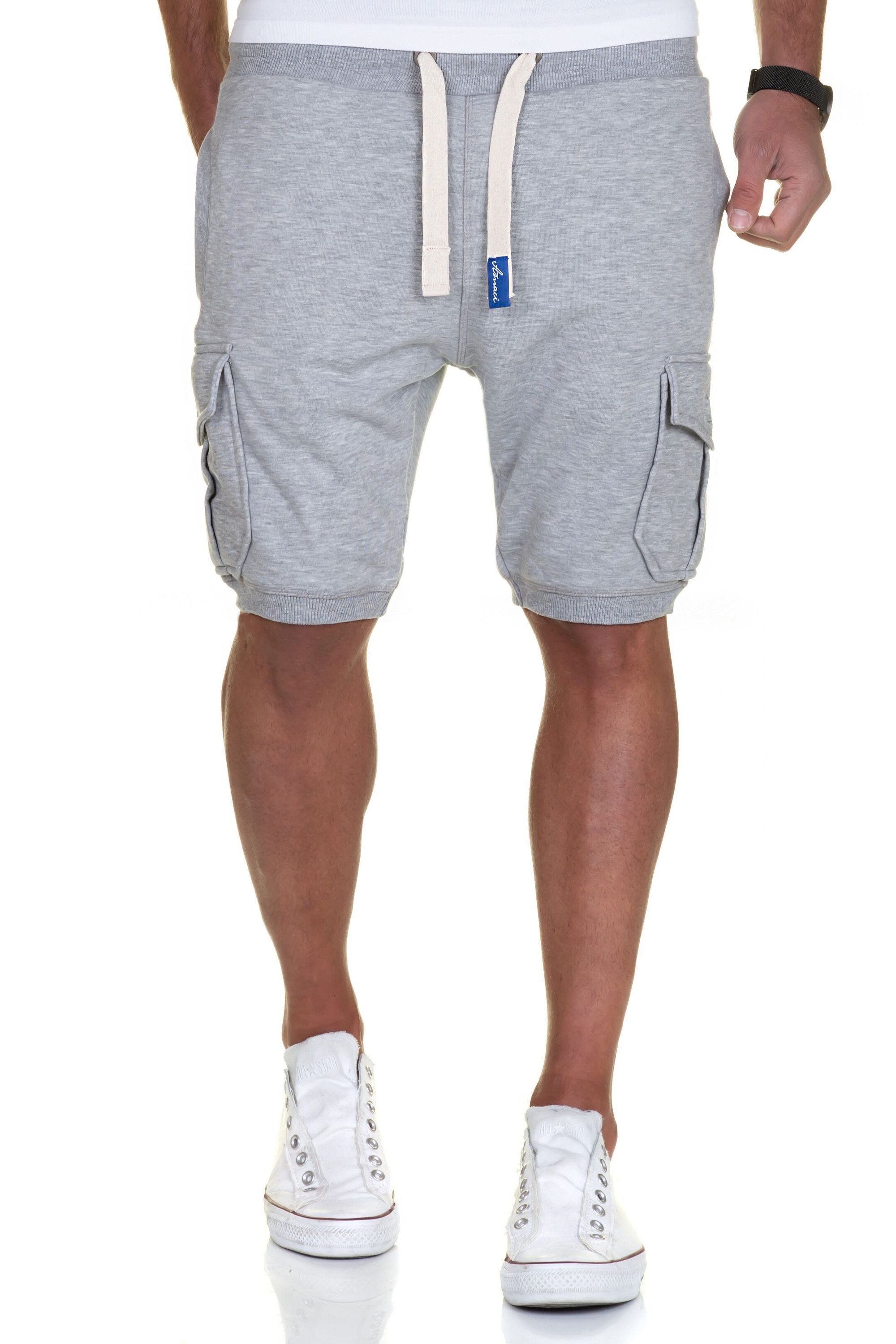 Amaci&Sons Sweatshorts ECORSE Sweathose Herren Bermuda Bequeme Kurze Männer Hose