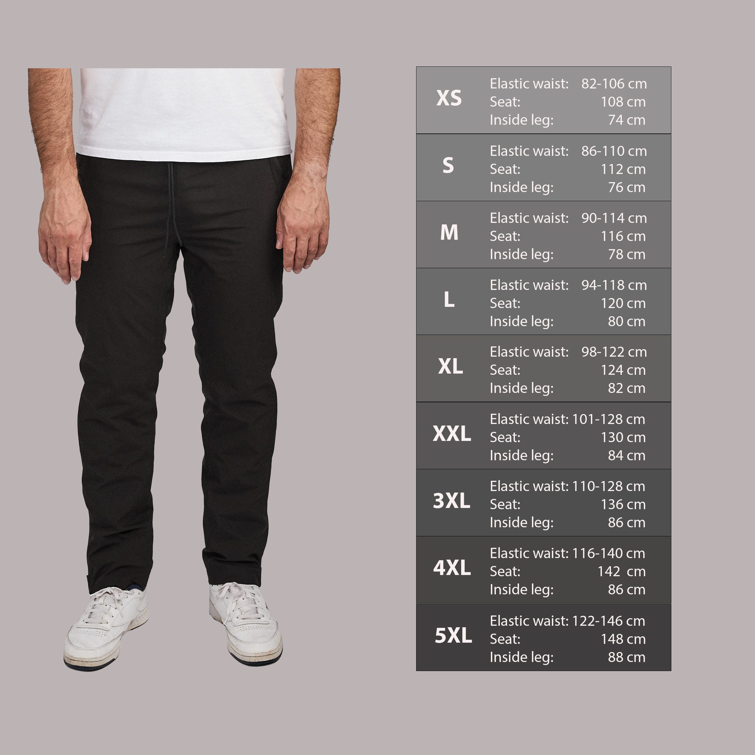 Dobsom Regenhose Regenhose I wasserdicht I winddicht I seitlich zu öffnenI unisex