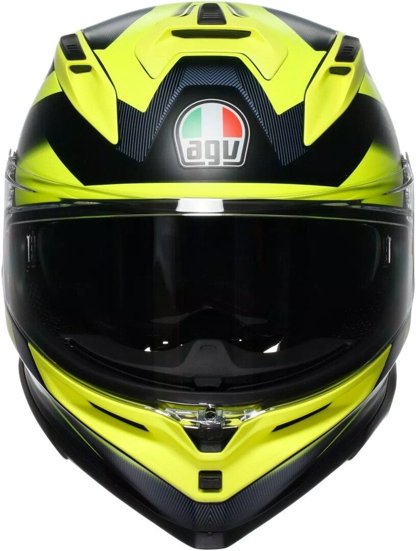 AGV Motorradhelm K7 Glimpse Helmet, vorbereitet für Kommunikationssystem,integriertes Sonnenvisier