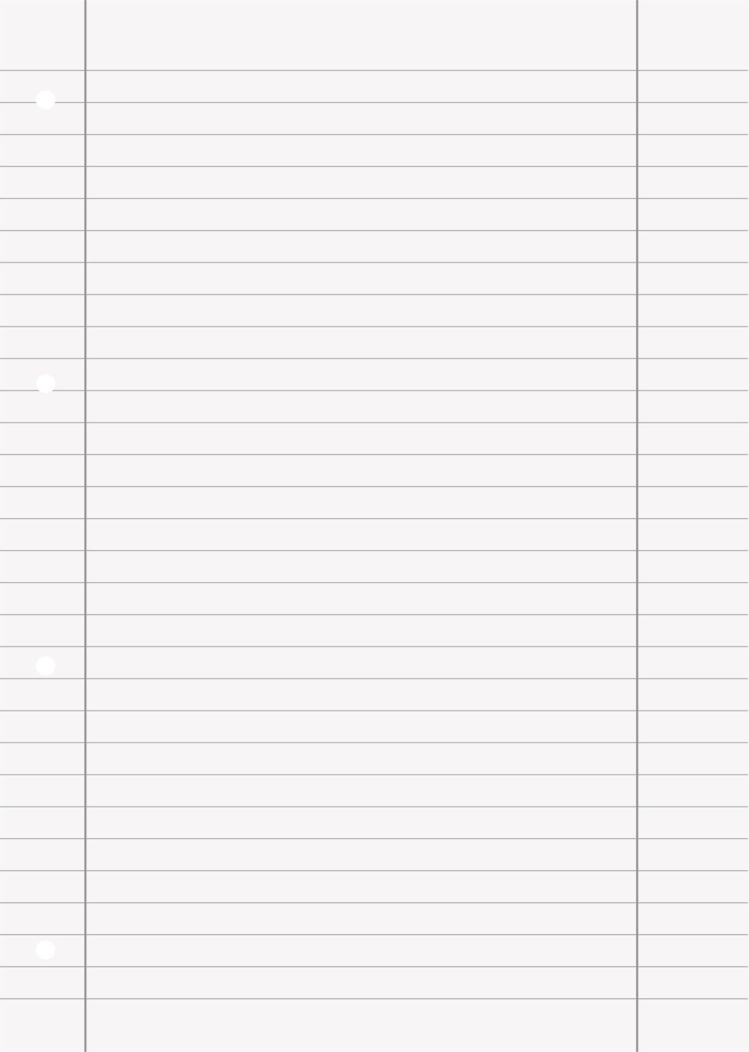 BRUNNEN Collegeblock Block "Schulblock" A4 liniert, mit Randlinie innen und außen, Lin. 27