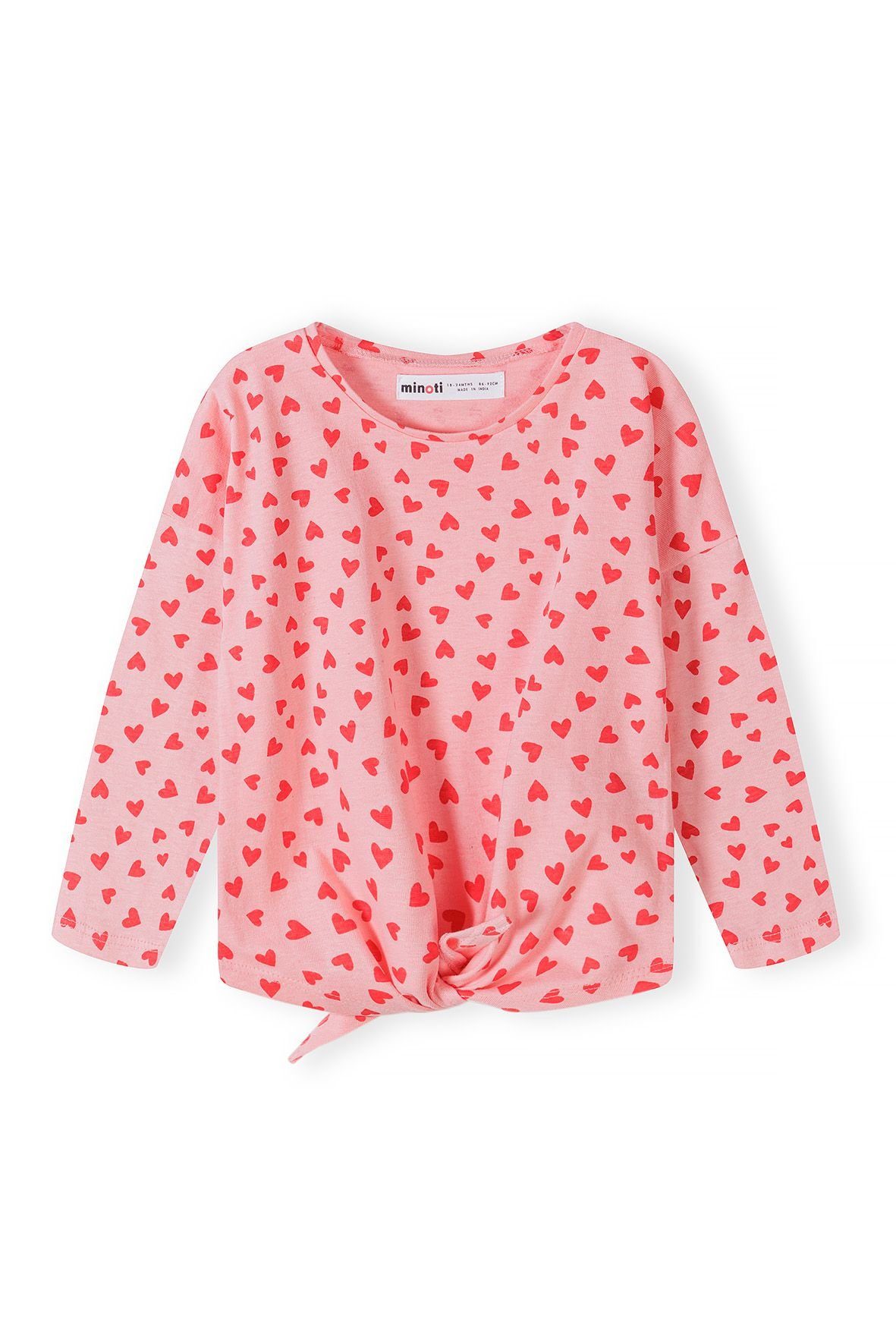 MINOTI Langarmshirt Langarm-T-Shirt mit Knoten (1y-8y) günstig online kaufen
