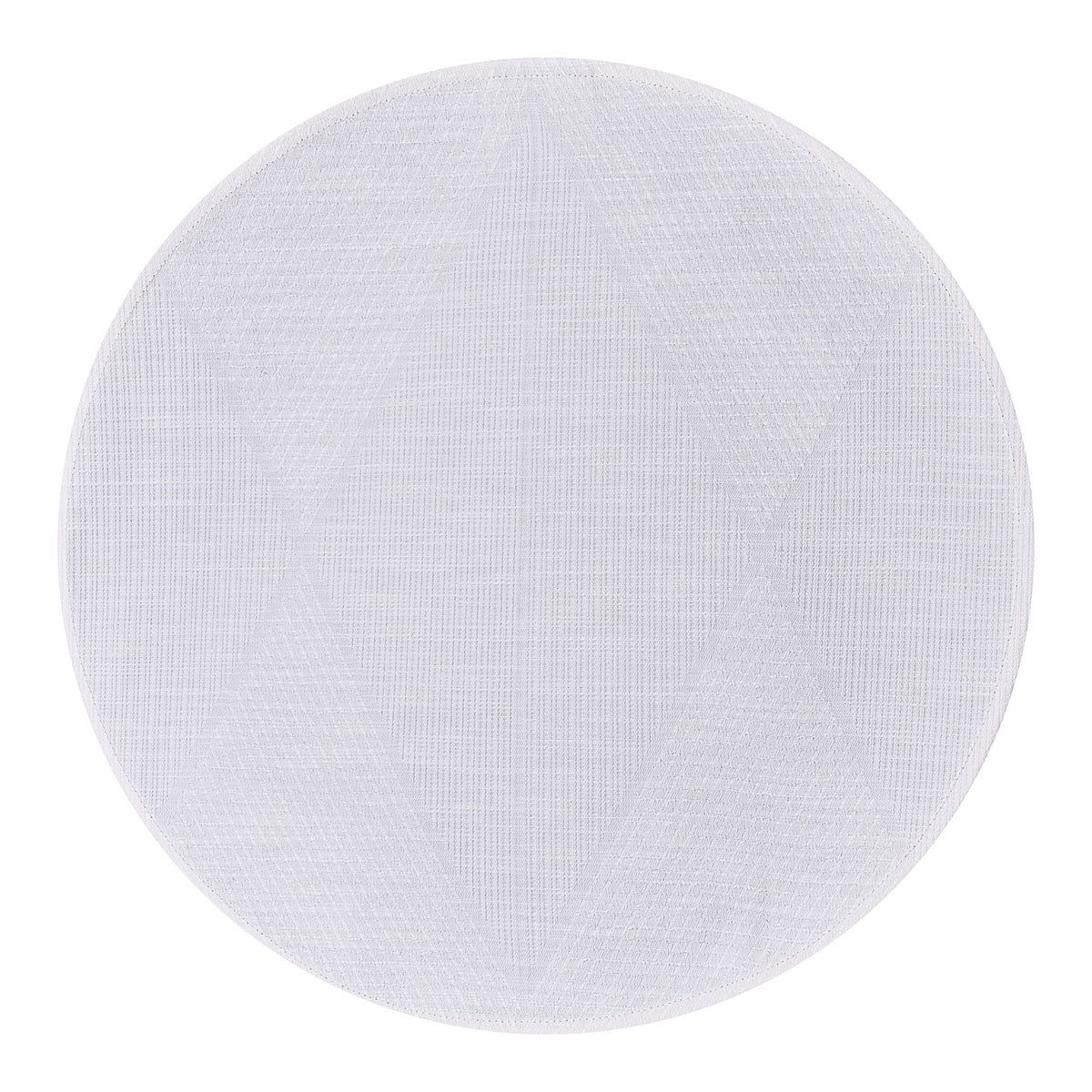Le Jacquard Francais Platzset Tischsets (2x Set) Club Losanges Albatre Ø 42 cm, (Set, 2-St)