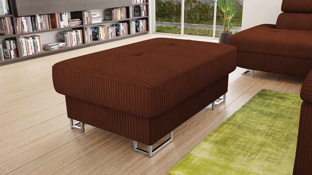 MIRJAN24 Polsterhocker Cotere Cord, 104x67x42 cm, günstig online kaufen