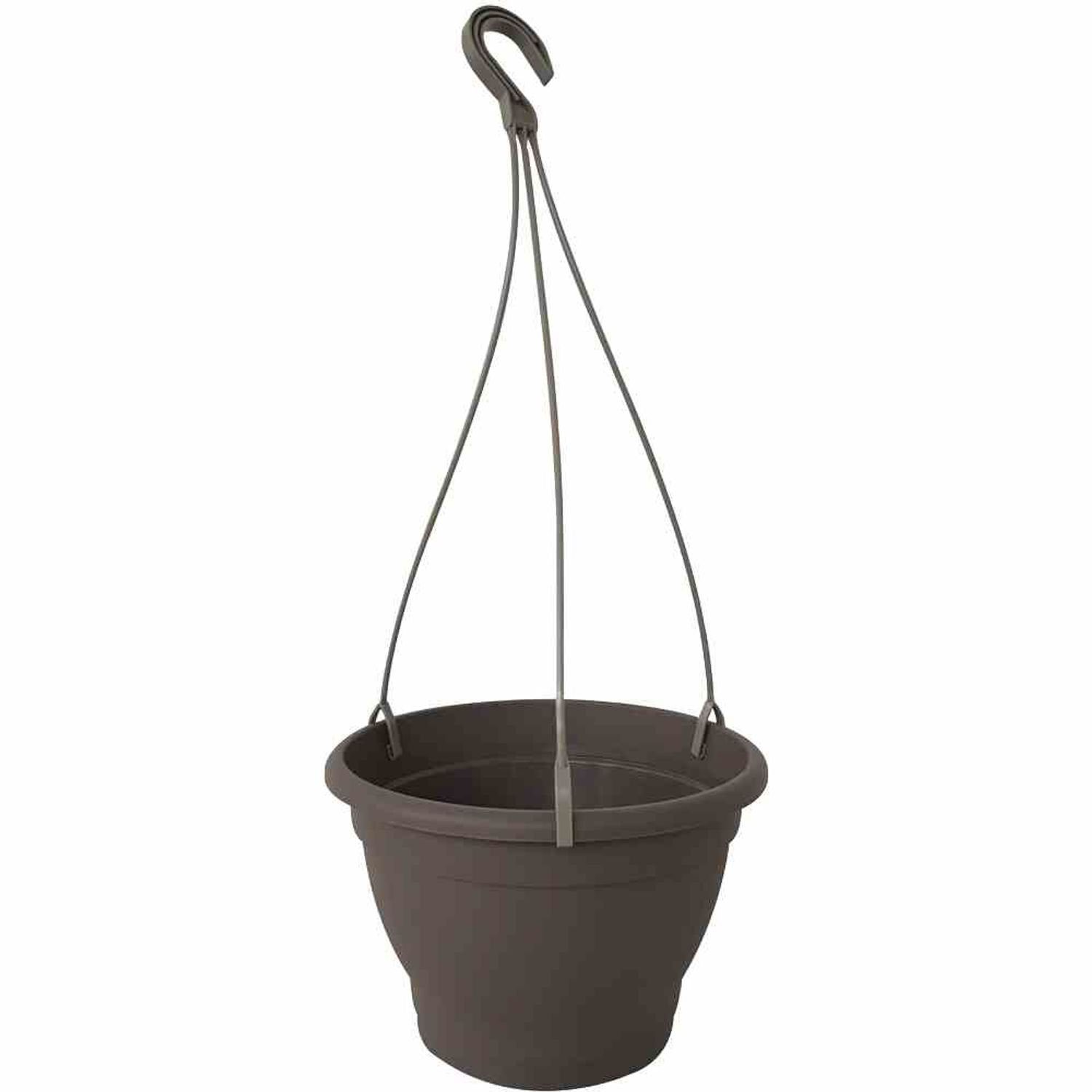 Garden Siena Hängeampel Kunststoff taupe Ø cm, Pflanzgefäß 20 Pflanzkübel x aus 30