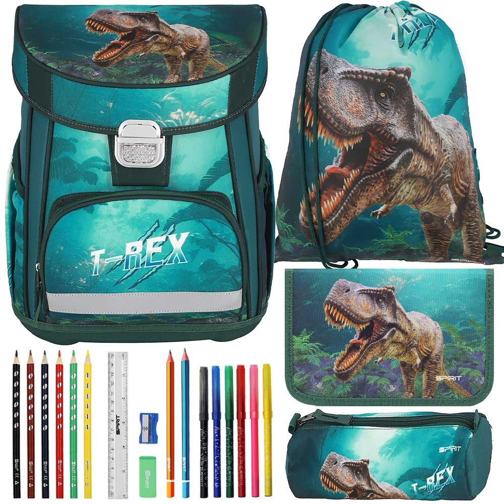 Spirit Schulranzen Set Vision 11-teilig 2025 Jungen T-Rex