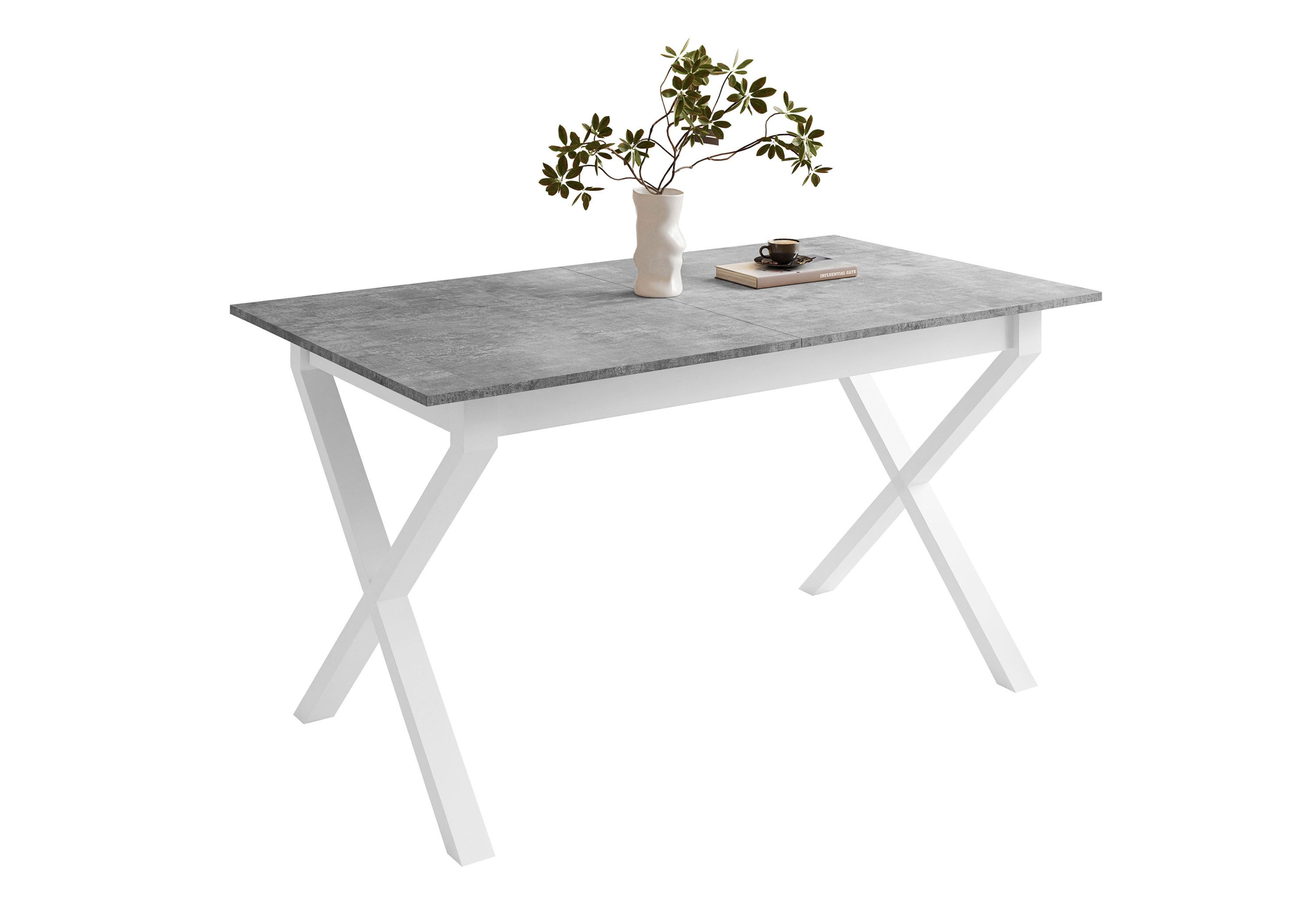 Lookway Esstisch ARTON II ausziehbarer Tisch 140 cm, Breite: 140-195
