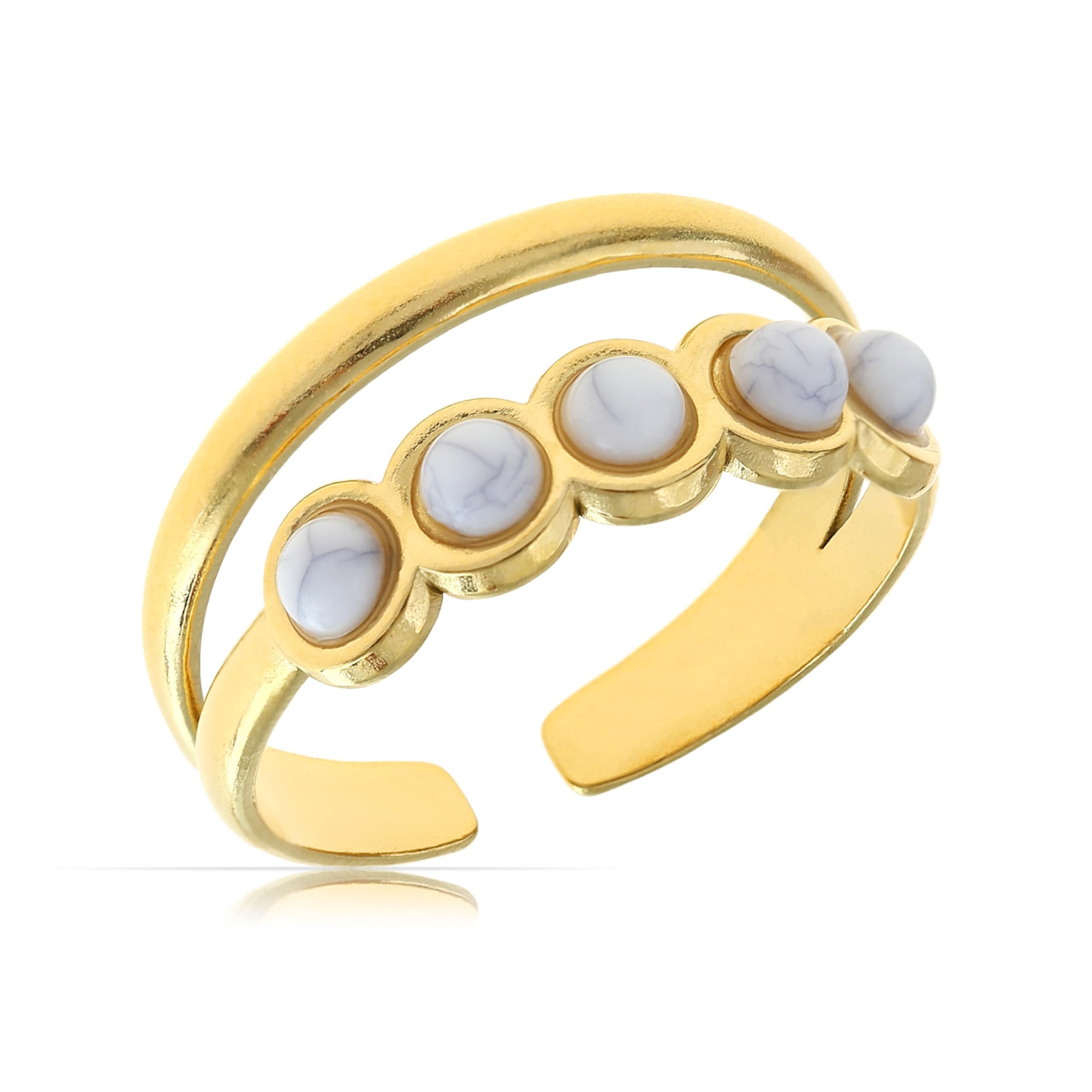 Made by Nami Fingerring Damen Gold günstig online kaufen