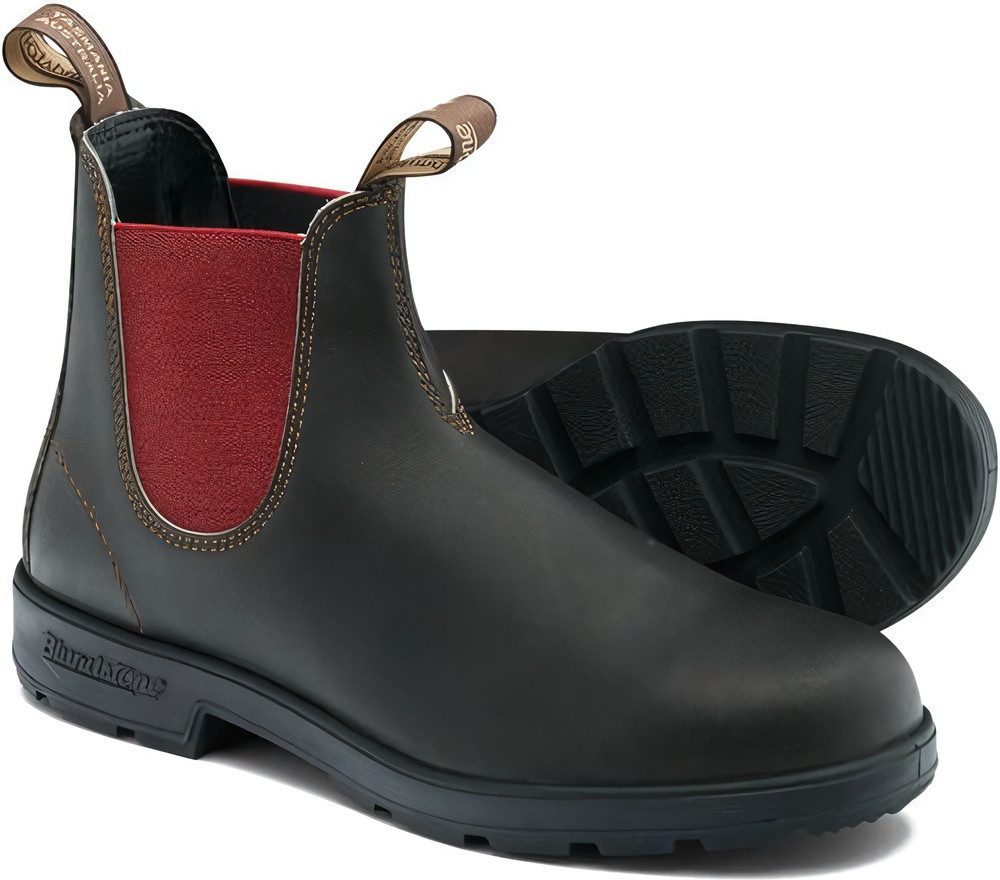 Blundstone 2500 Brown Leather with Crimson Elastic (Originals Series) Stiefel