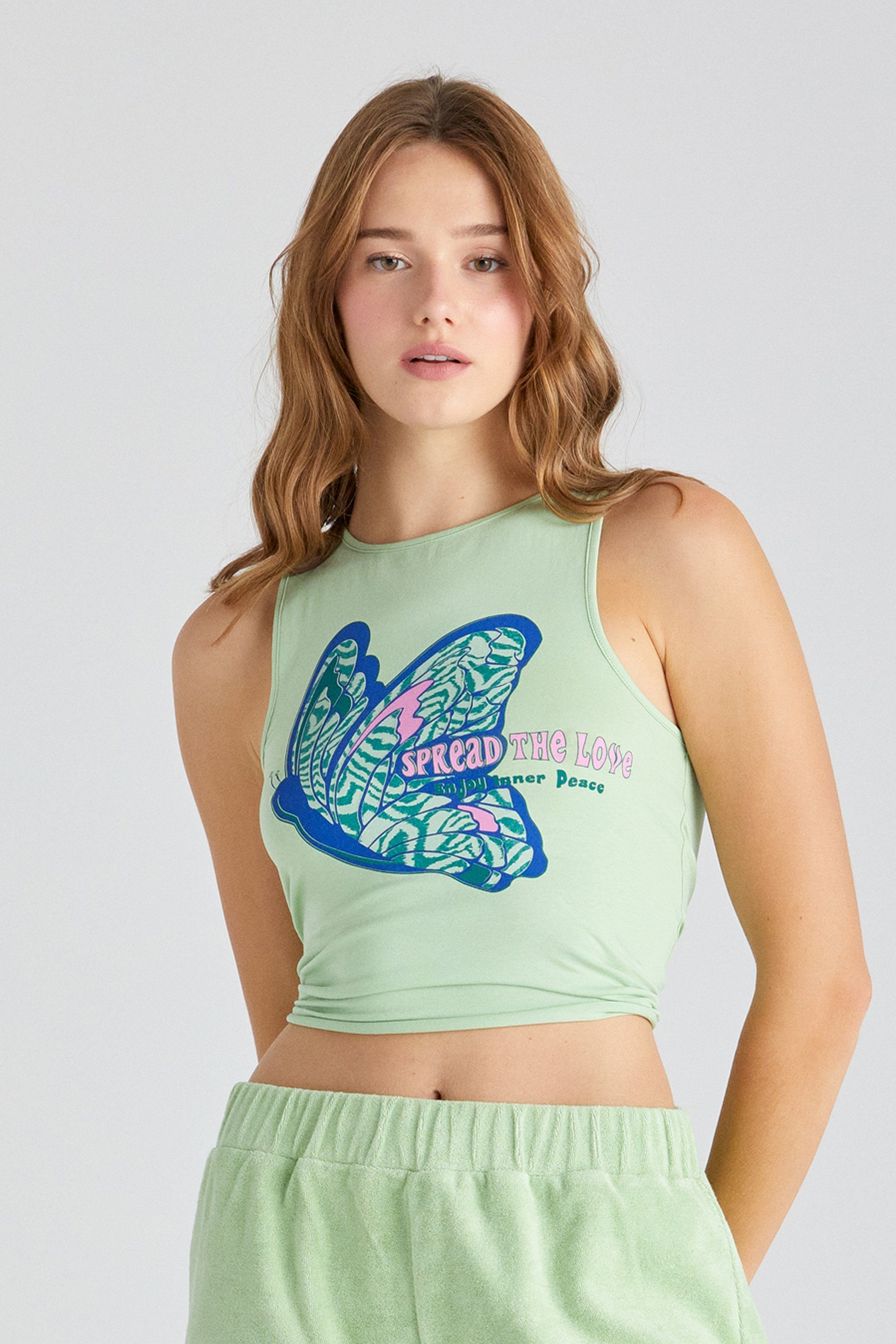 Crop-Top Tank Top SAMIA für Damen