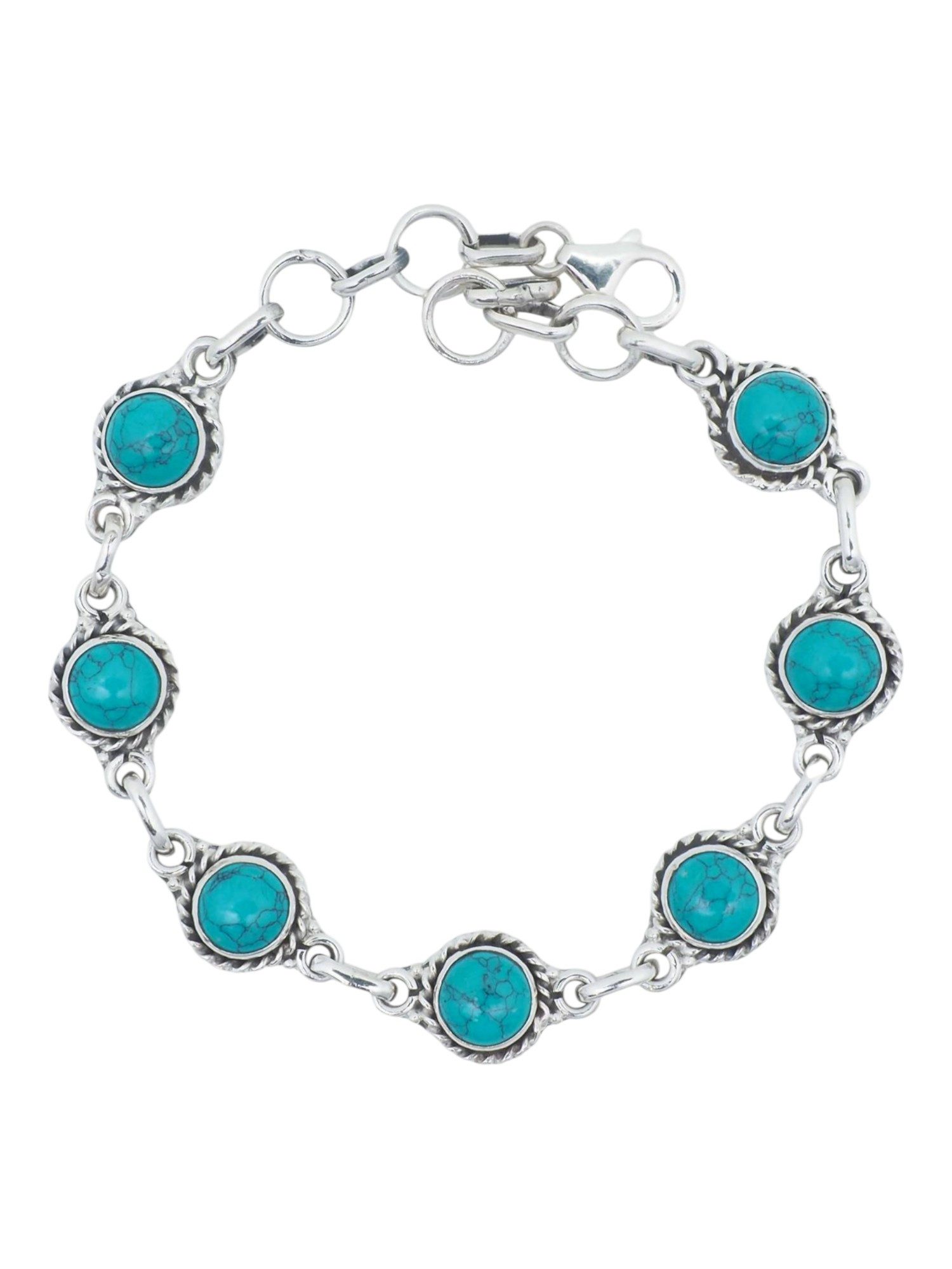Silberarmband VALA aus 925 Silber mit Türkis