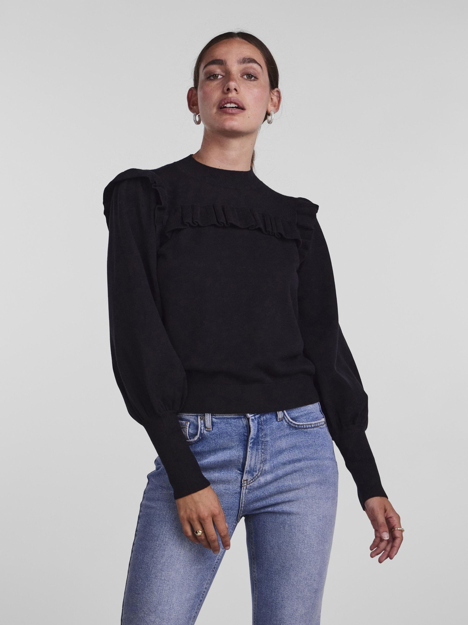 Y.A.S Stehkragenpullover YASJUM LS KNIT PULLOVER günstig online kaufen