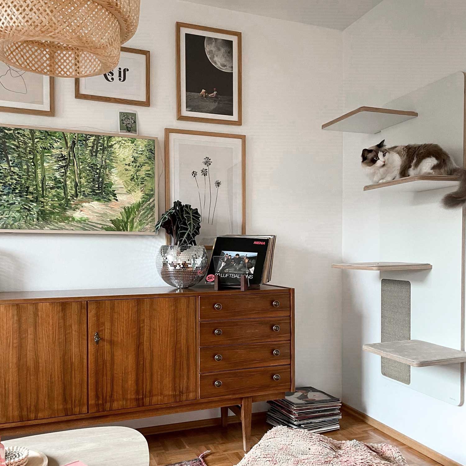 Stylecats Kratzbaum Kratzwand Relex 4 Liegeflächen