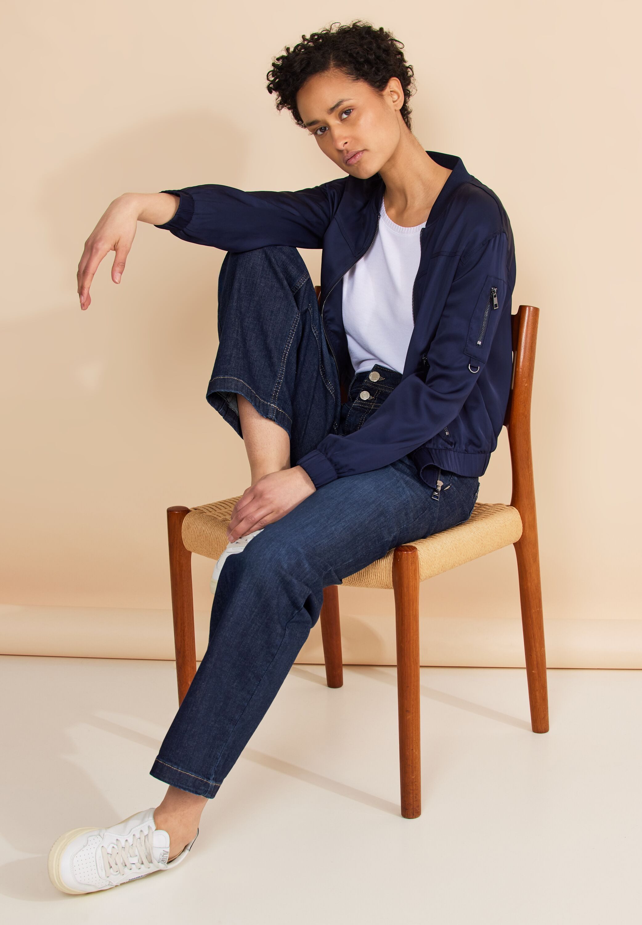 STREET ONE Loose-fit-Jeans High Waist