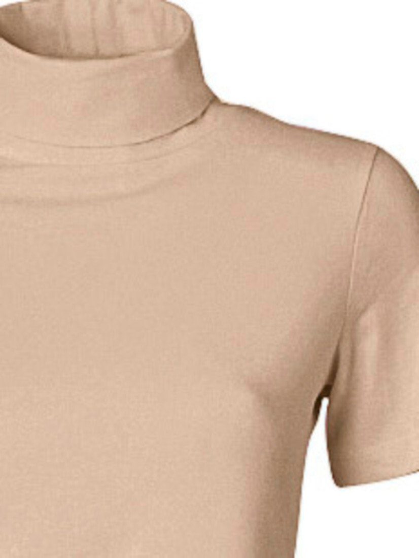 heine T-Shirt Rollkragen-Shirt Kurzarm