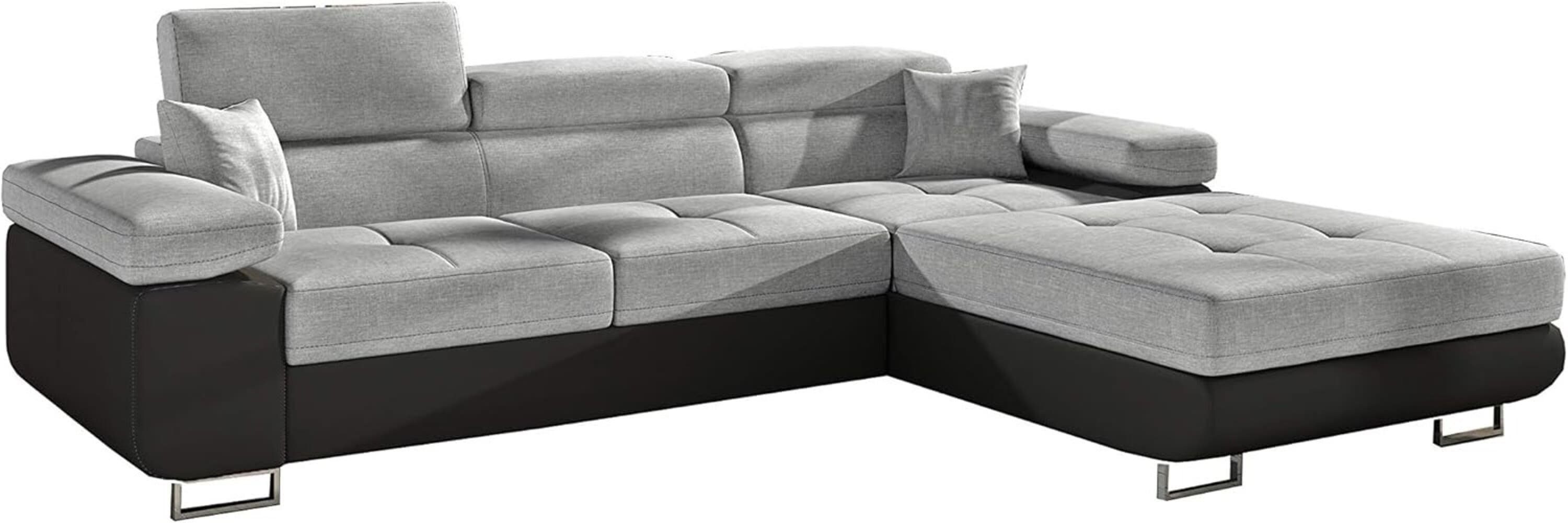 MOEBLO Ecksofa ALVARO, Eckcouch mit Bettfunktion günstig online kaufen