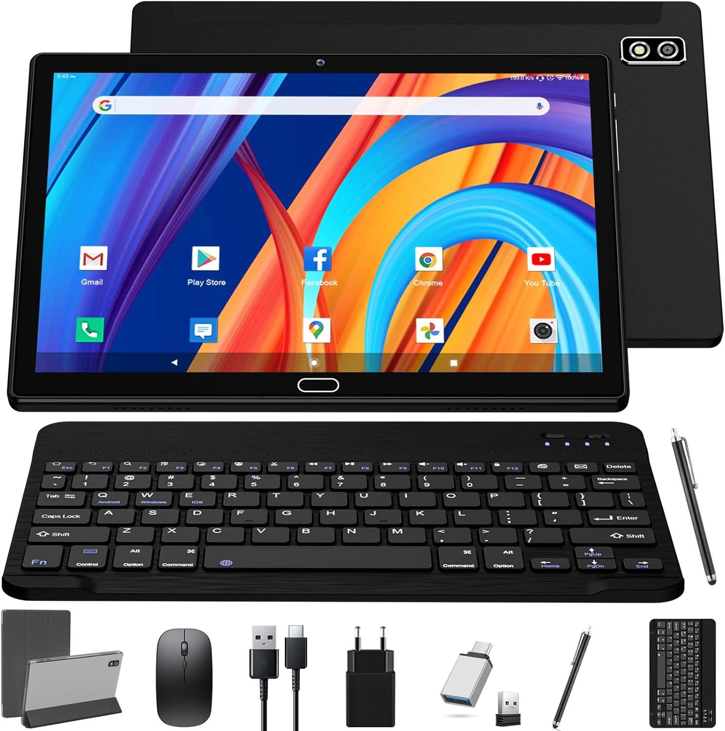 2-in-1 Tablet Mit 2 SIM Slots 1 SD Octa-Core Tablet