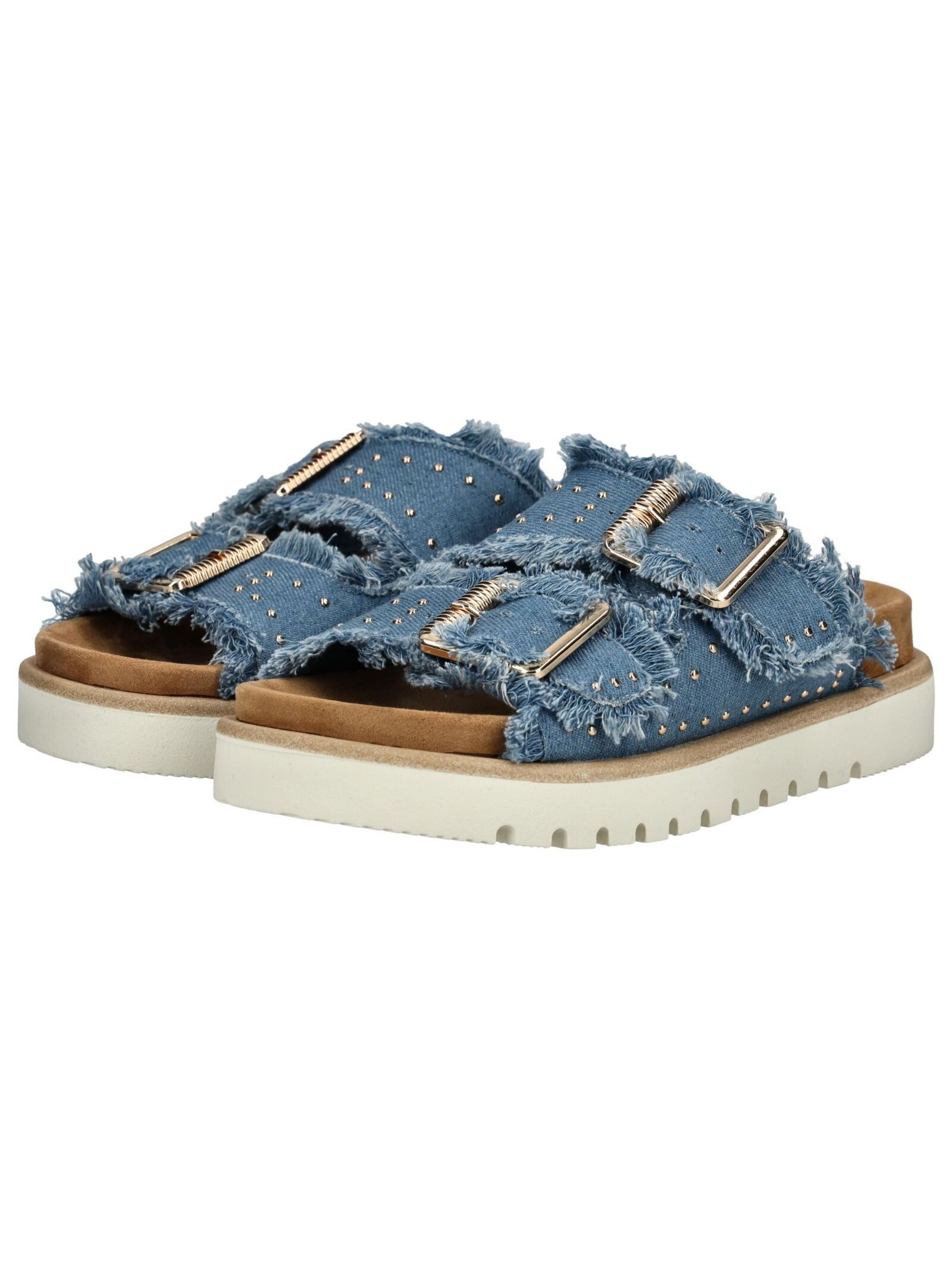 Mustang Shoes Mustang Shoes Pantoletten Lederimitat/Textil Pantolette