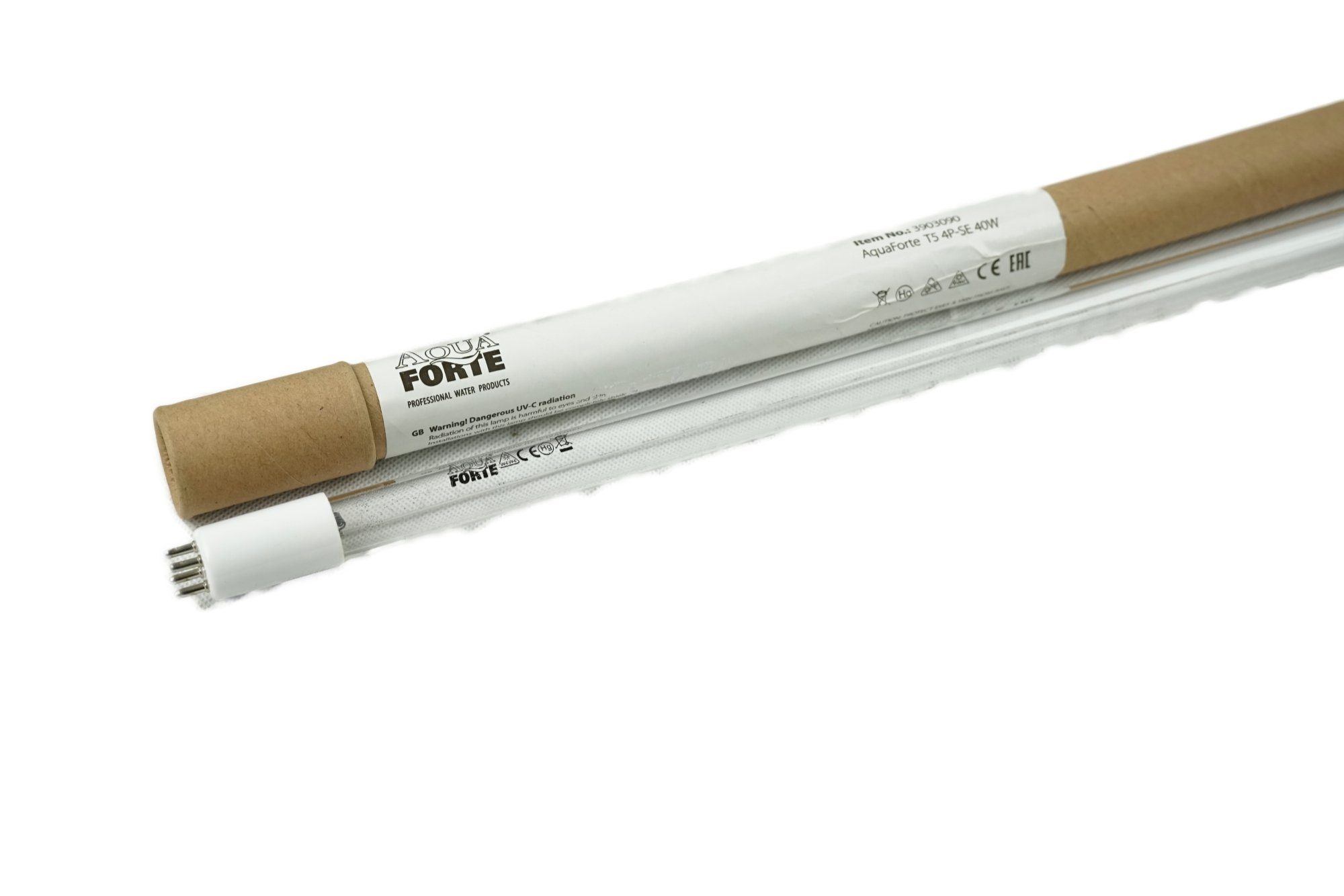 Aquaforte UVC-Leuchtmittel Aquaforte 40 Watt UVC Ersatzlampe Midi Power Länge 600 mm weisser Kopf