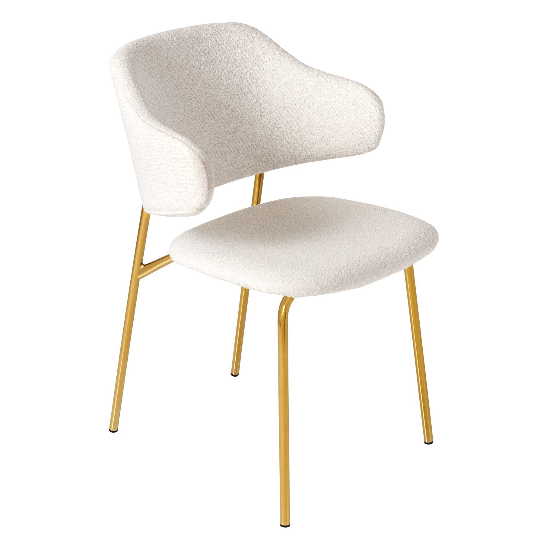 riess-ambiente Armlehnstuhl VOGUE weiß / gold (Einzelartikel, 1 St), Esszim günstig online kaufen