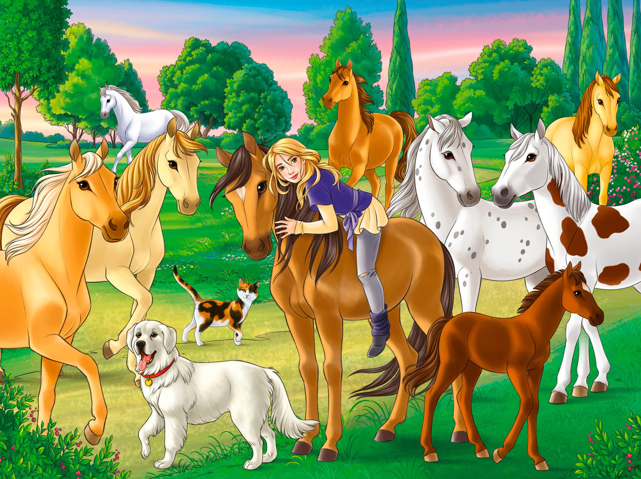 Ravensburger Puzzle Lissy und Arcado auf der Koppel, 300 Puzzleteile, Made günstig online kaufen