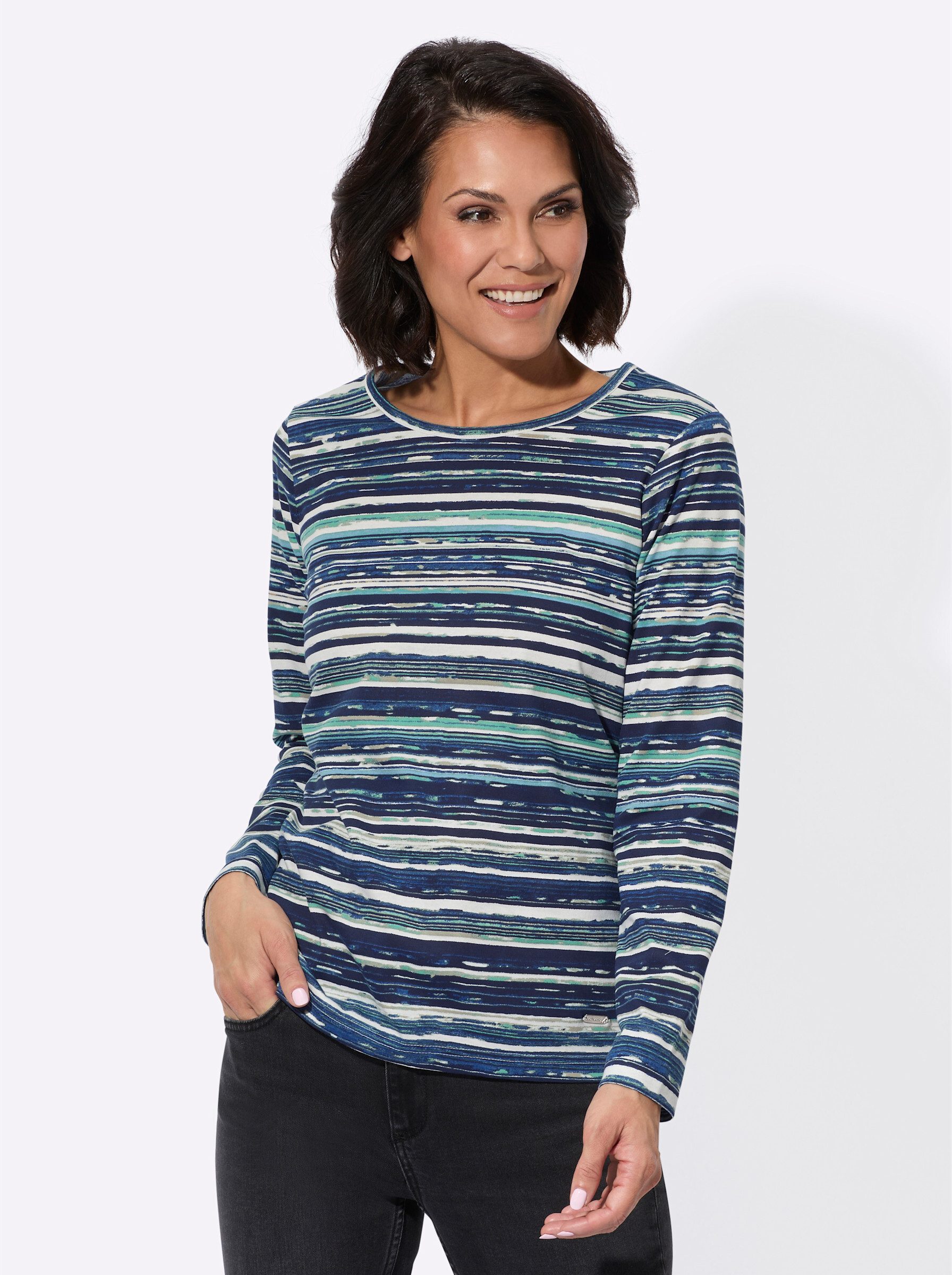 Casual Looks Langarmshirt "Shirt" 1 Stk. tlg. günstig online kaufen