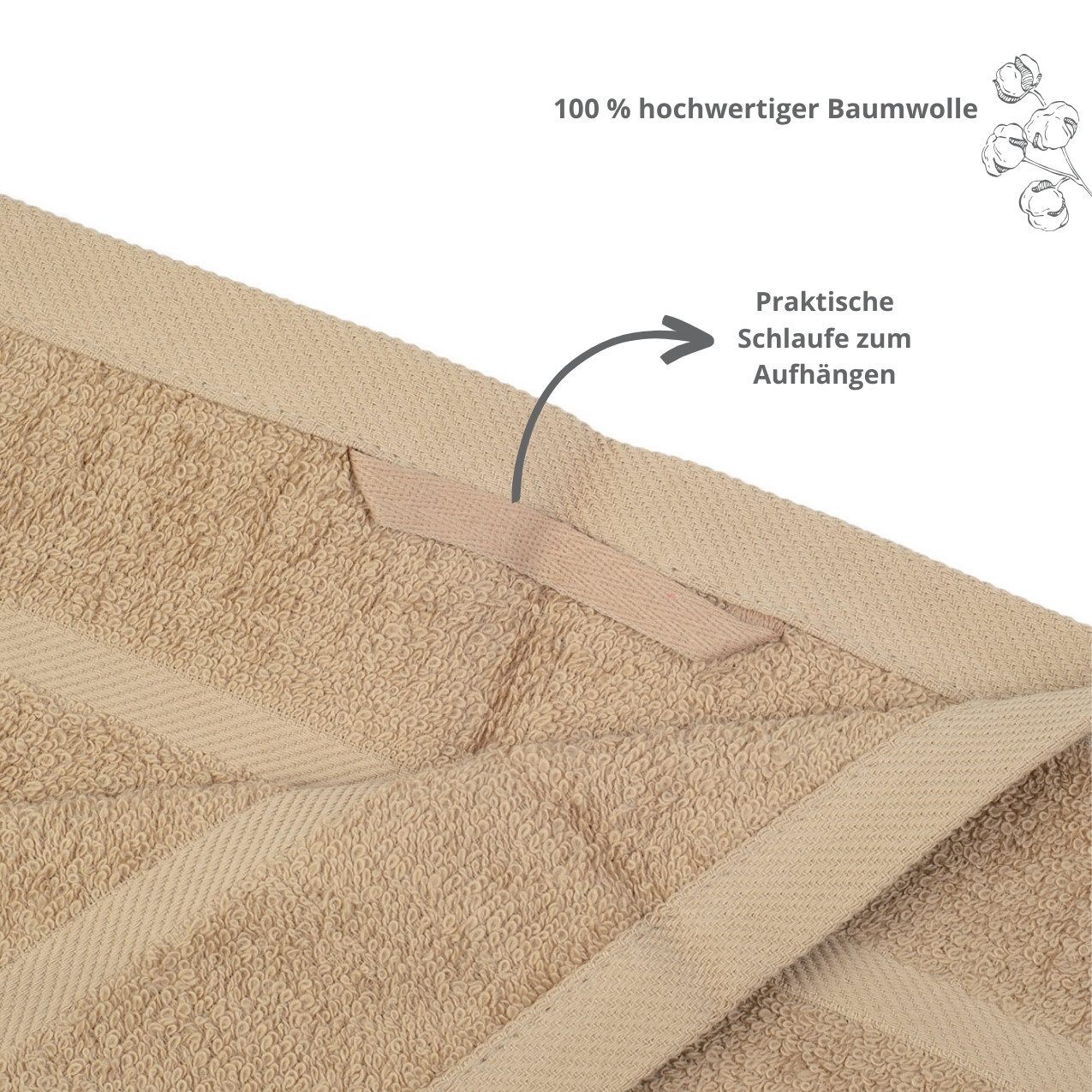 liebling Duschtuch Borkum, 100% Baumwolle, mit günstig online kaufen