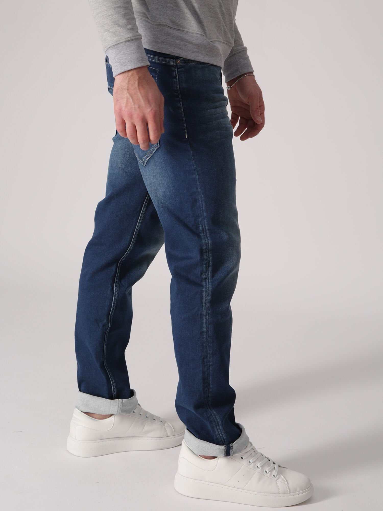 Miracle of Blue Jogg-Denim-Look im Joshua Denim Member Jogg Relax-fit-Jeans