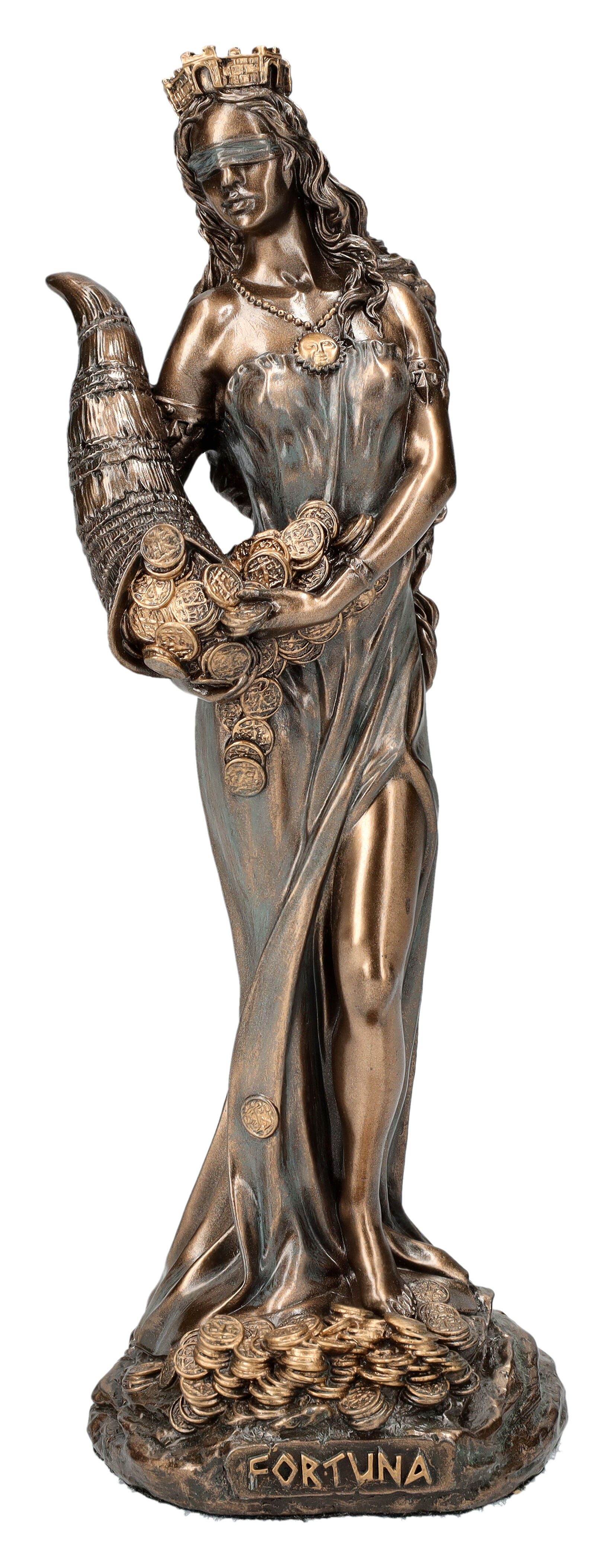 Figuren Shop GmbH Dekofigur Fortuna Figur - Römische Göttin - Veronese - Sc günstig online kaufen