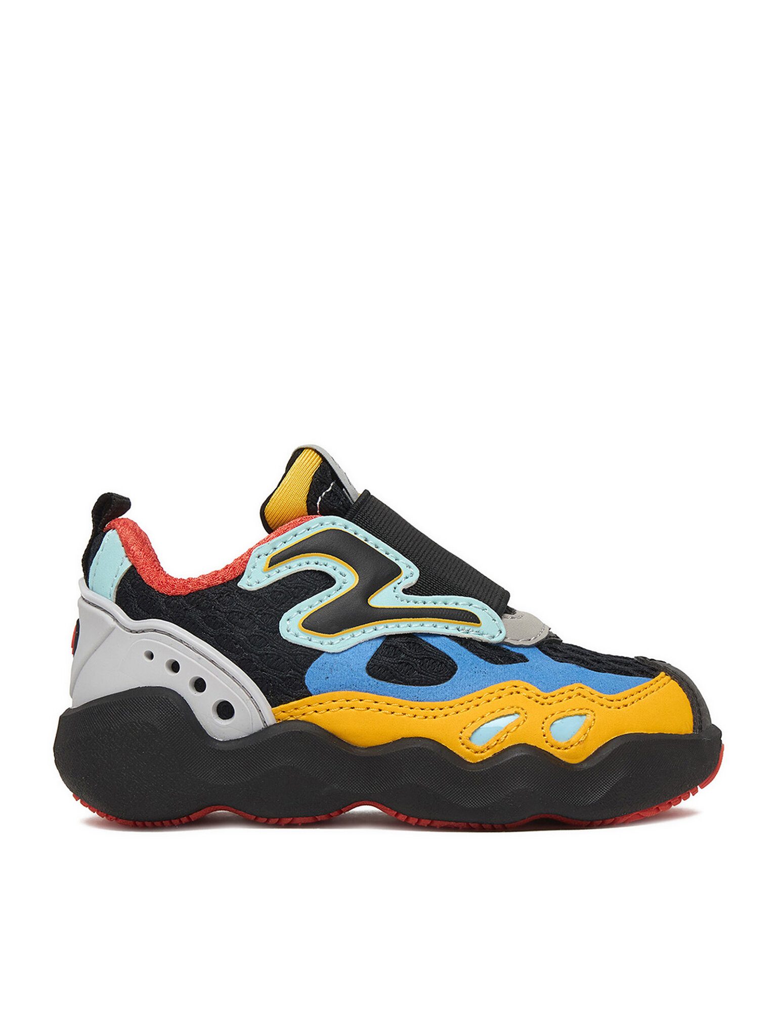 Shaq Boy Sneakers Bunte SHAQ-EO-REIGN AQ95055T-BZ MIX Weiß Sneaker