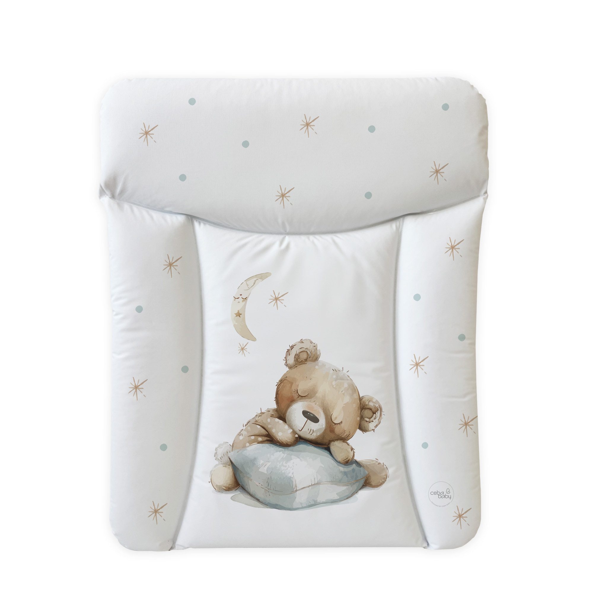 CEBA BABY Wickelauflage Weiche Wickeltischauflage 50 x 70 cm, 72 x 75 cm, 85 x 72 cm, Wickelauflage für Junge und Mädchen - Wasserdicht, abwaschbar