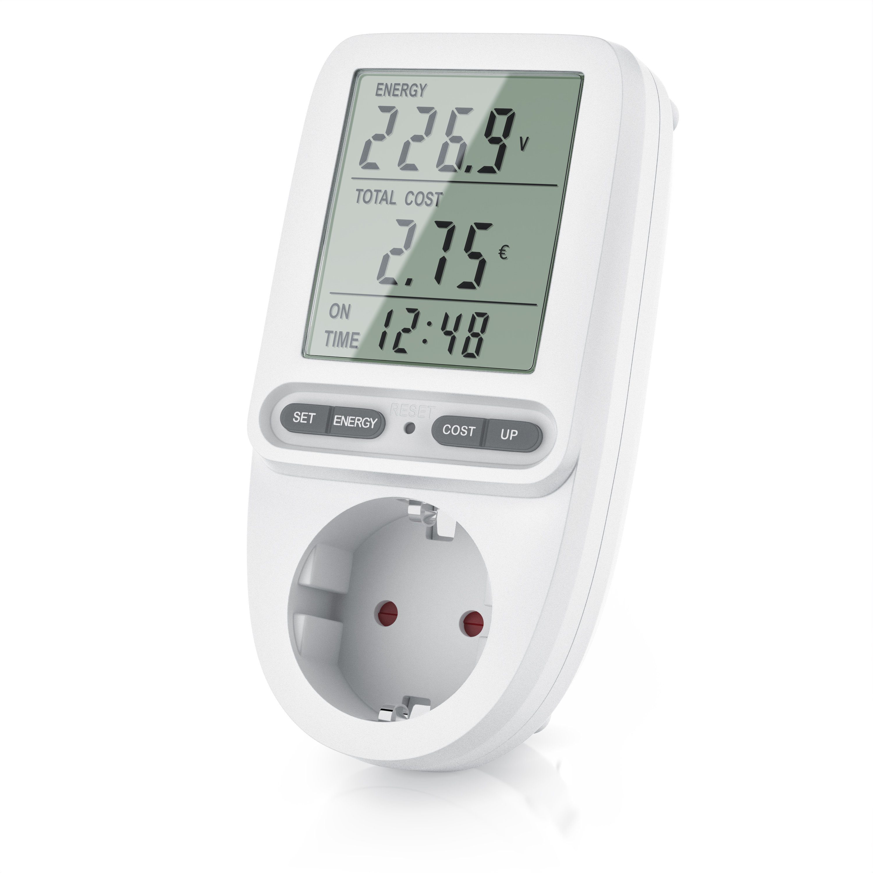 Energiekostenmessgerät max. 3680 W, Strommesser, Stromverbrauchszähler